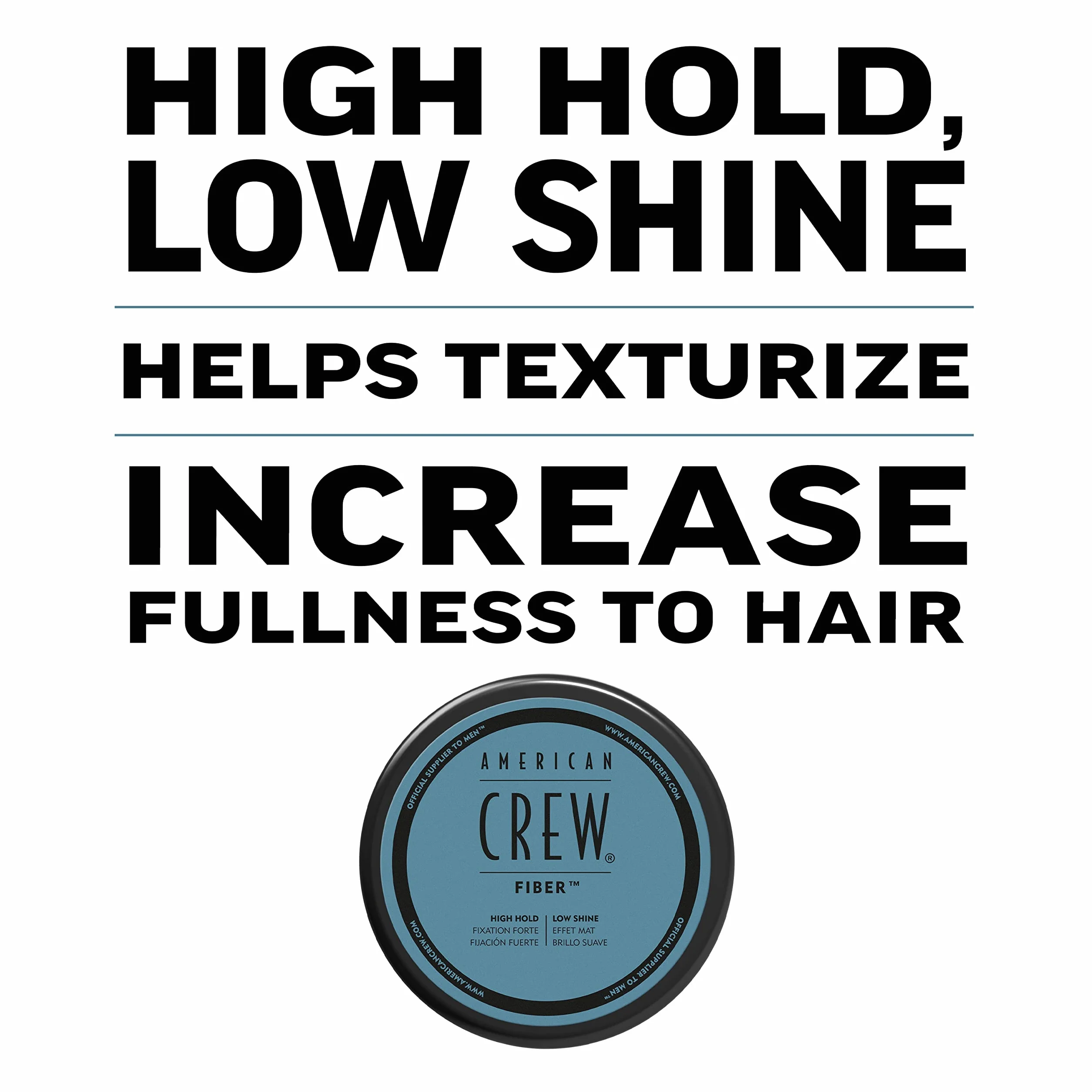 American Crew Duo de Cire Cheveux Homme Fixation Forte Effet Mat 85g + 50g