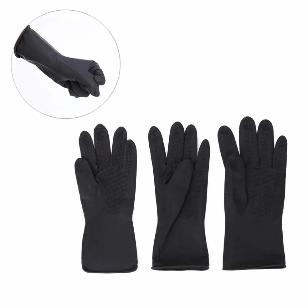 SOLUSTRE De Coiffure Réutilisables Taille M De Teinture Pour Les Cheveux Antidérapants Et Imperméables Protection Des Mains Pour Salon De Coiffure Coloration Et Usage Domestique