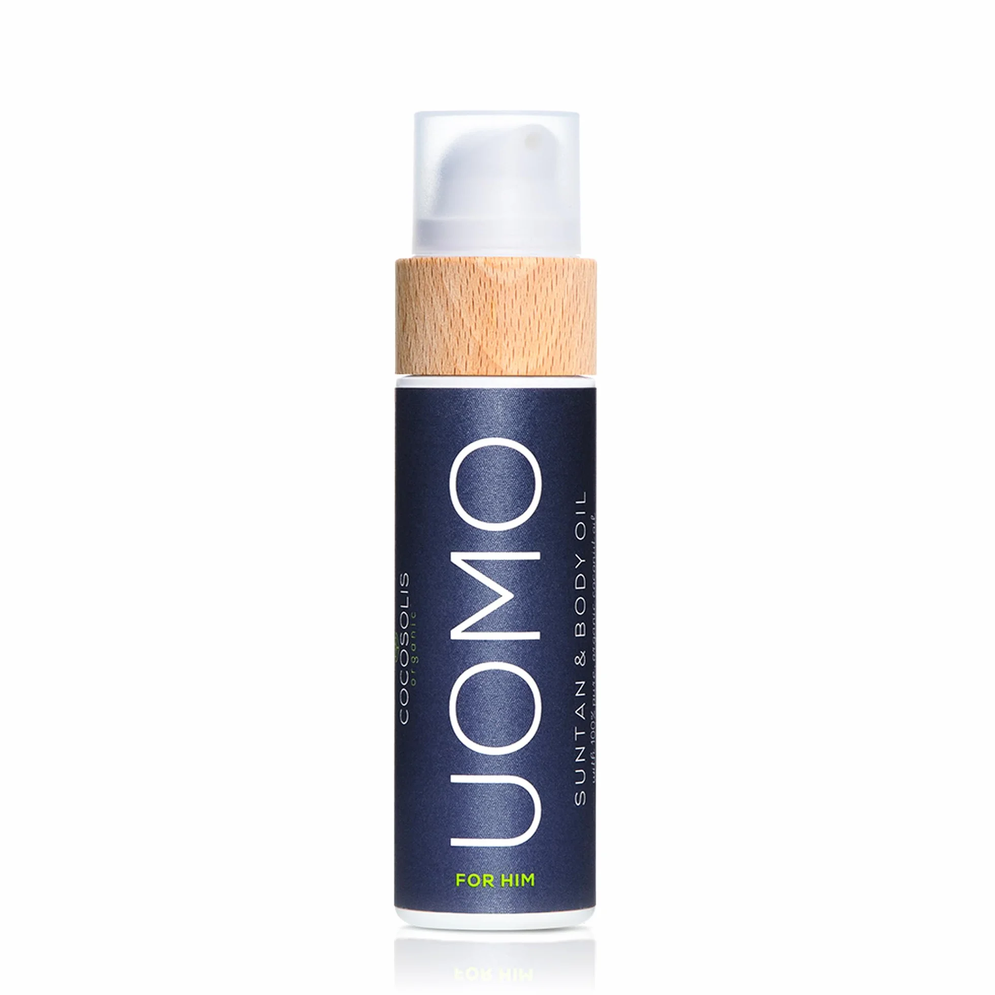 COCOSOLIS UOMO Accélérateur de bronzage pour homme - Huile de bronzage bio avec vitamine E et parfum de BLACK COCONUT un bronzage intensif rapide - Sublimateur de bronzage (110)