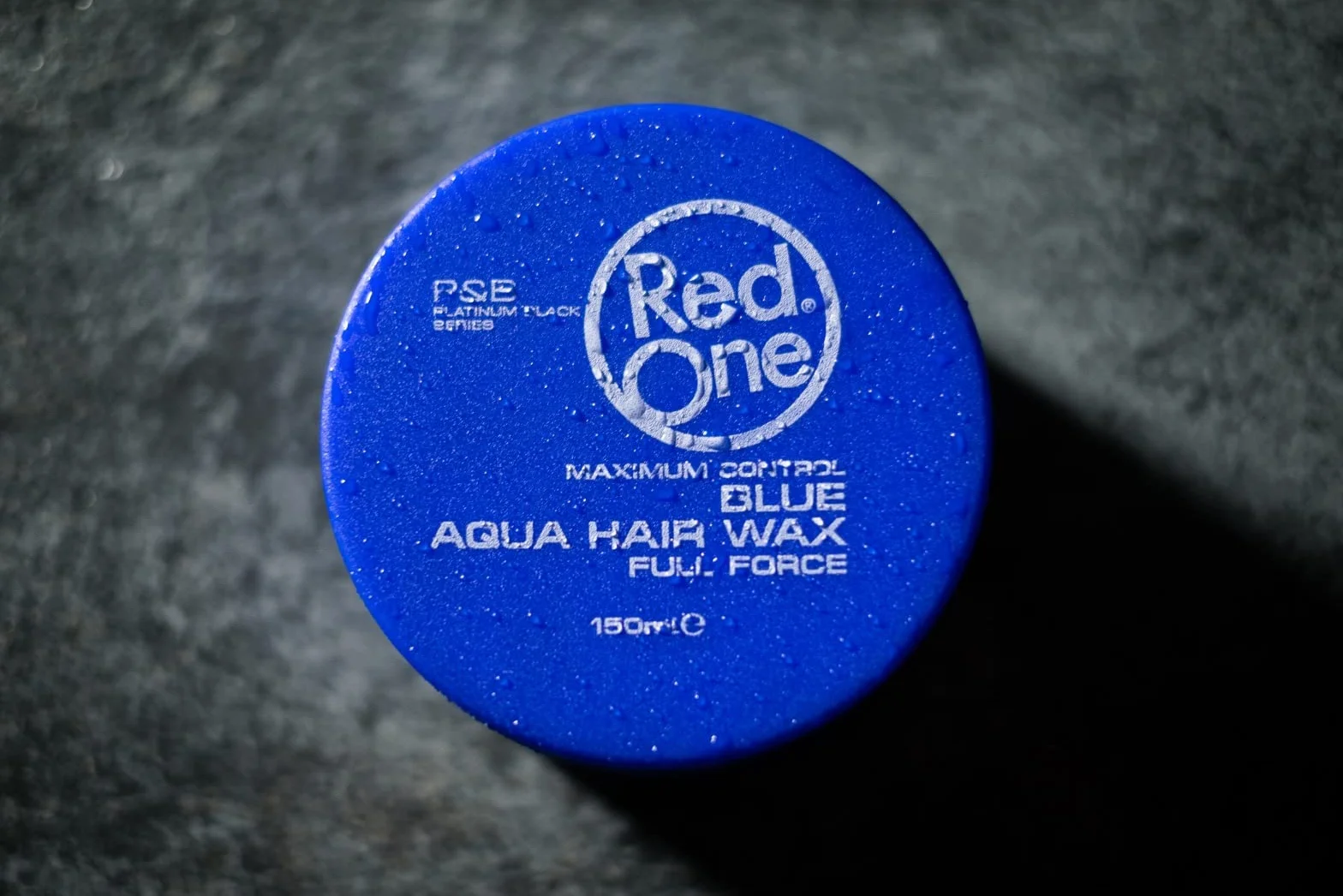 Redone Cire Aquatique Coiffante Bleu 150 ml | Forte Tenue | Gel Capillaire pour Hommes et Femmes | Parfum Bubblegum | Contrôle Maximum | Lot de 8