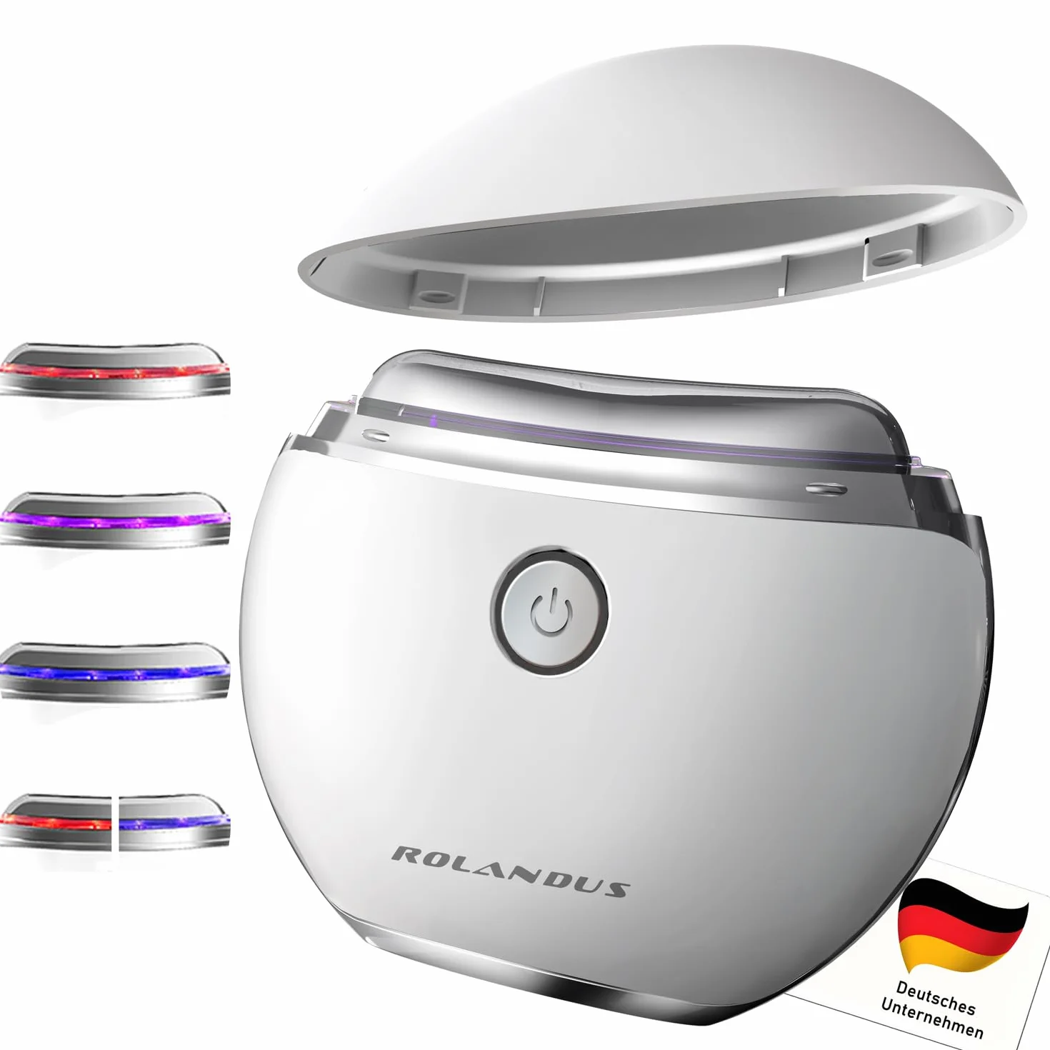 Gua Sha Électrique 4-en-1 - Appareil Massage Visage EMS & Vibration - Chaleur 45°C - LED 3 Couleurs - Soin Lifting & Anti-Rides pour Visage et Cou - Design Ergonomique USB-C