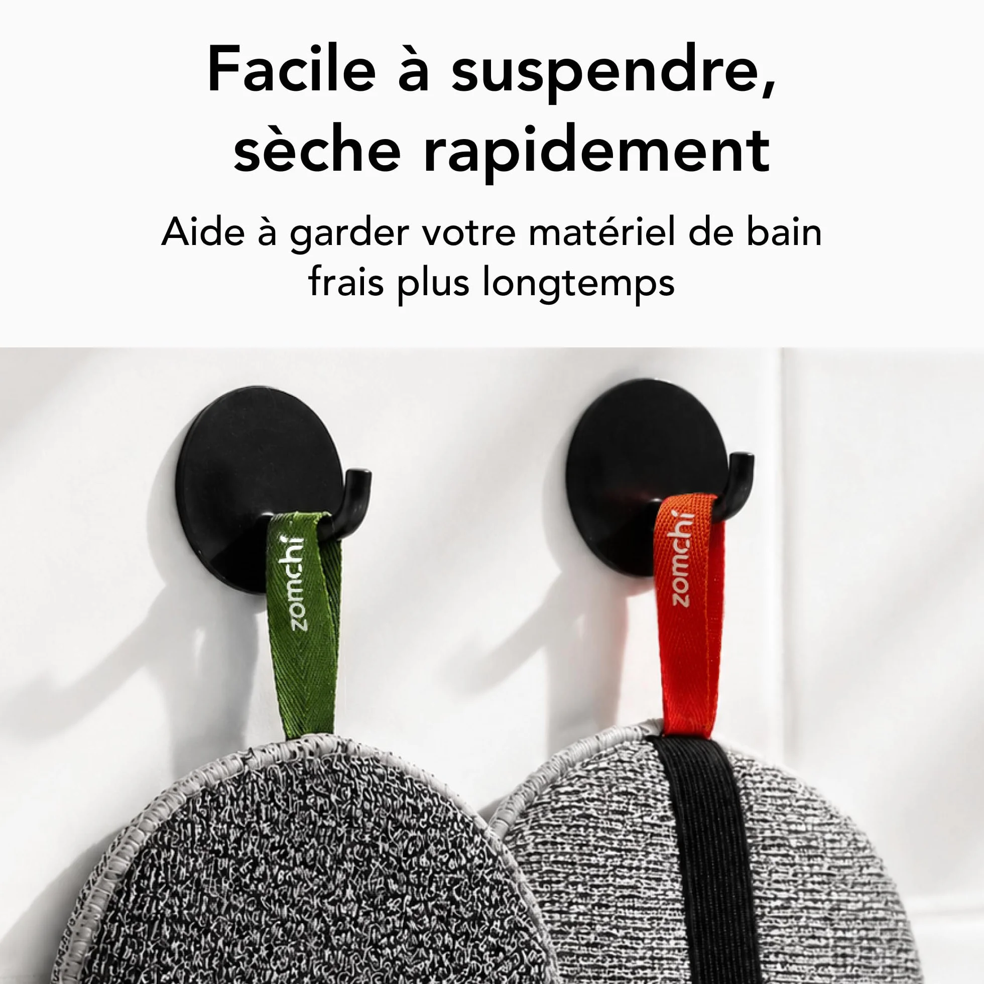 Éponge Exfoliante Corps Double Texture Lot de 2 ZOMCHI