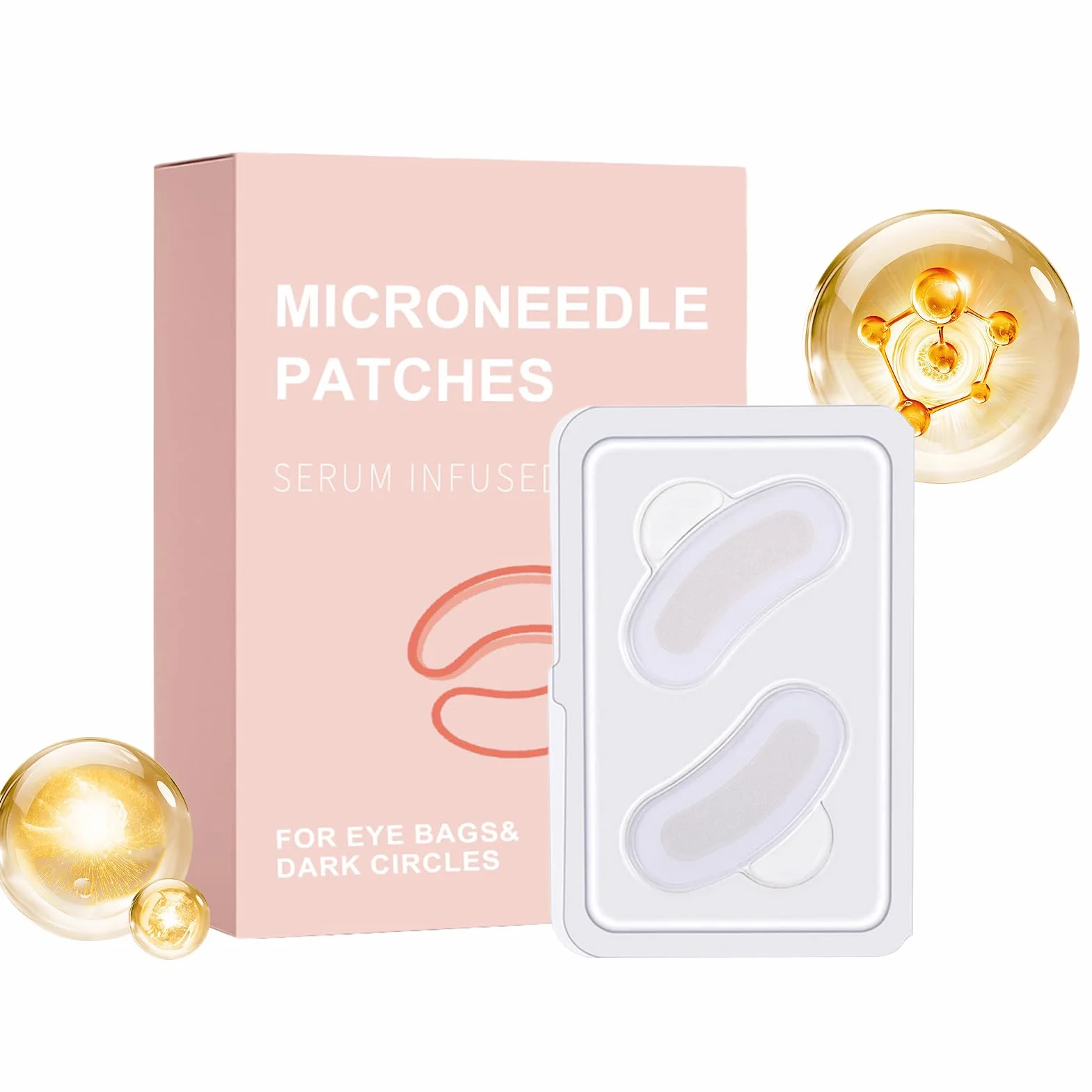 Patchs pour les Yeux à Micro-aiguilles Raffermissant Hydratants