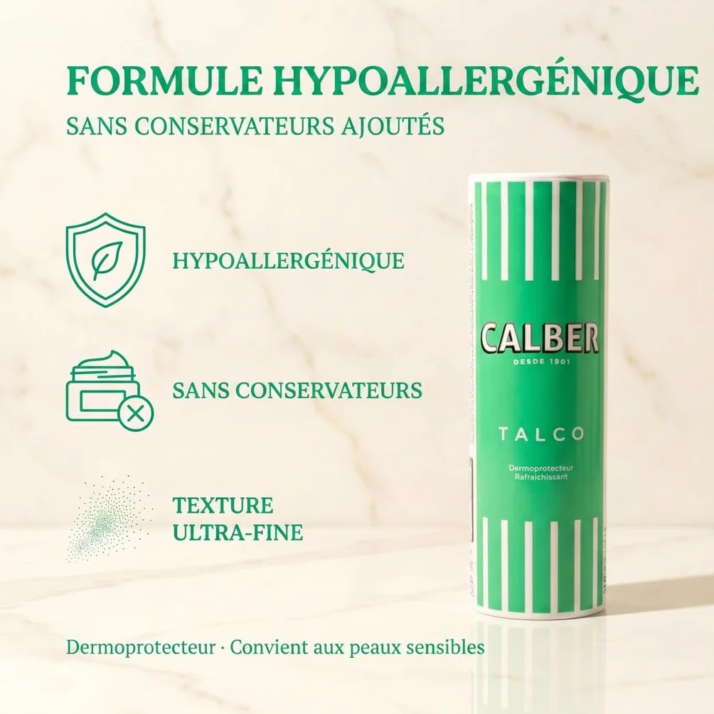 Talco Dermoprotector Poudre de Talc Hipoalergénico