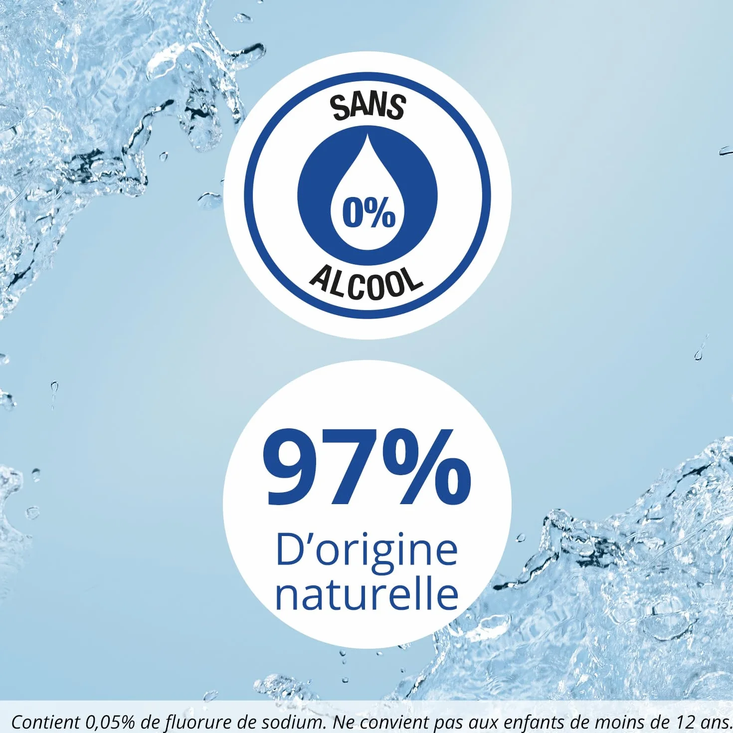 Bain de bouche CB12 500ML Sans alcool Arôme menthe fraîche Soin gencives