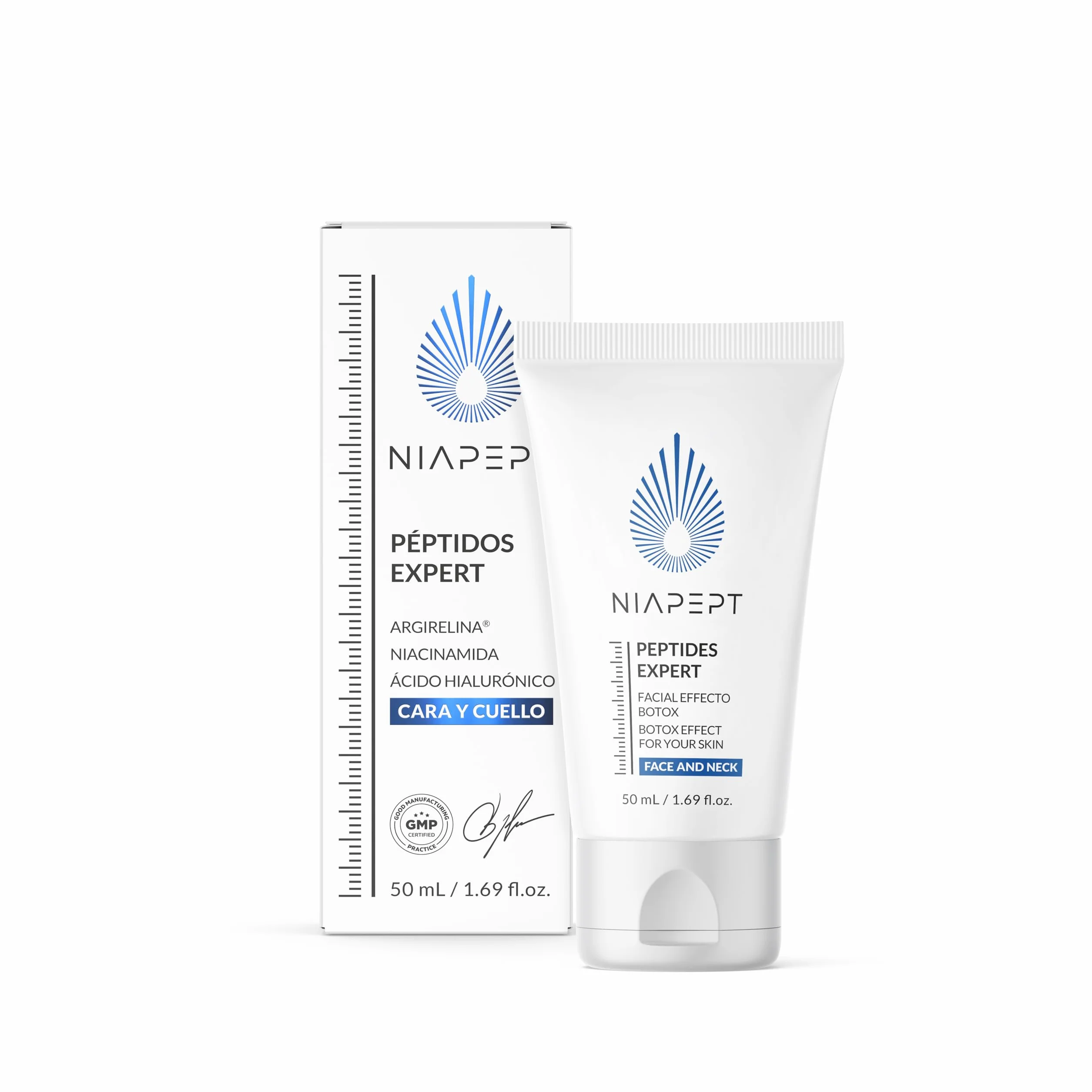 Avec Argireline, Niacinamide et Acide Hyaluronique | Crème Hydratante Visage | Texture Légère pour Tous | 50 ML | 1 Pack