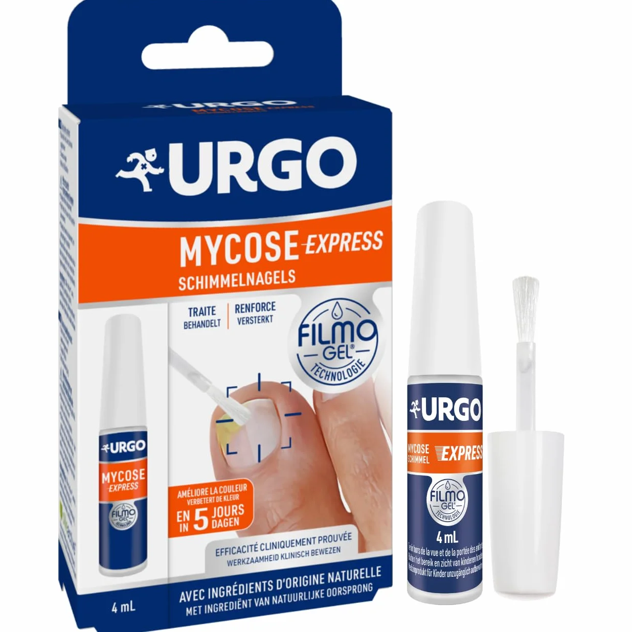 Urgo Filmogel Mycose Express Traitement Mycose Ongle 4 ml