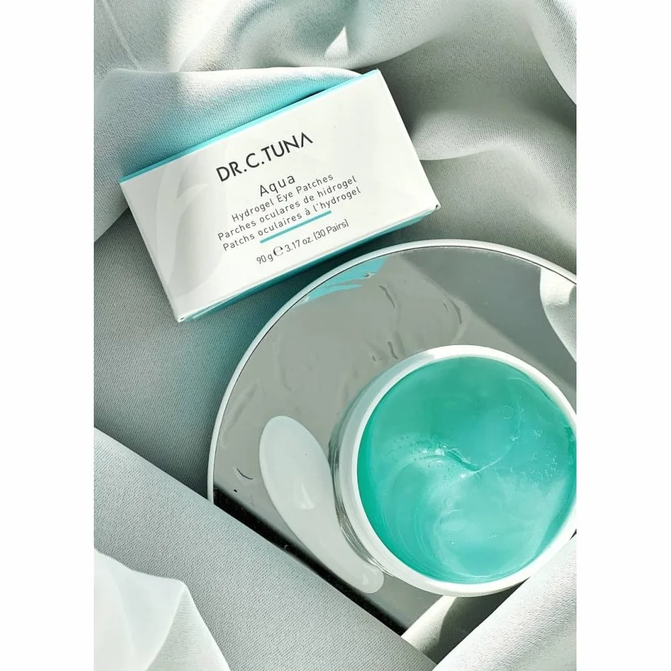 Farmasi Dr.C.Tuna Aqua Hydrogel Eye Patches 60 pièces, hydratant acide hyaluronique 90 g