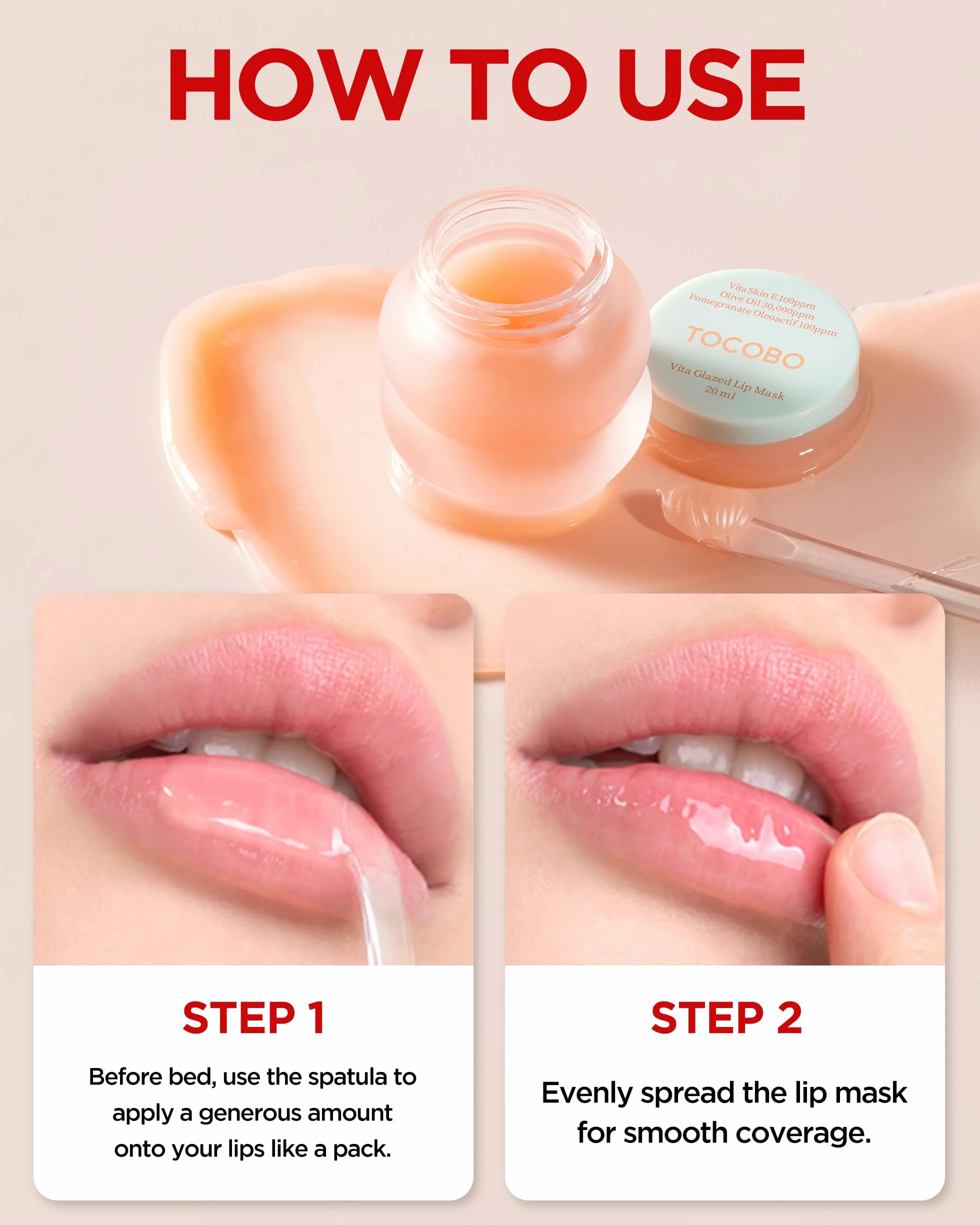TOCOBO Vita Glazed Lip Mask 20 ml