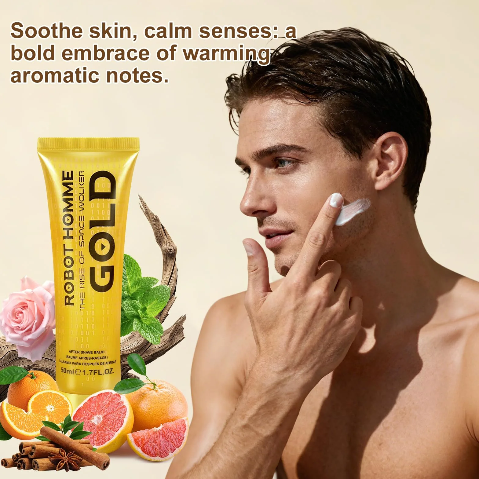 Coffret Cadeau Homme,Parfum Homme avec 2 x Eau de Toilette, Gel Douche et Lotion Apres Rasage, Format Voyage, Notes Boisées épicées, Convient à un Usage Quotidien