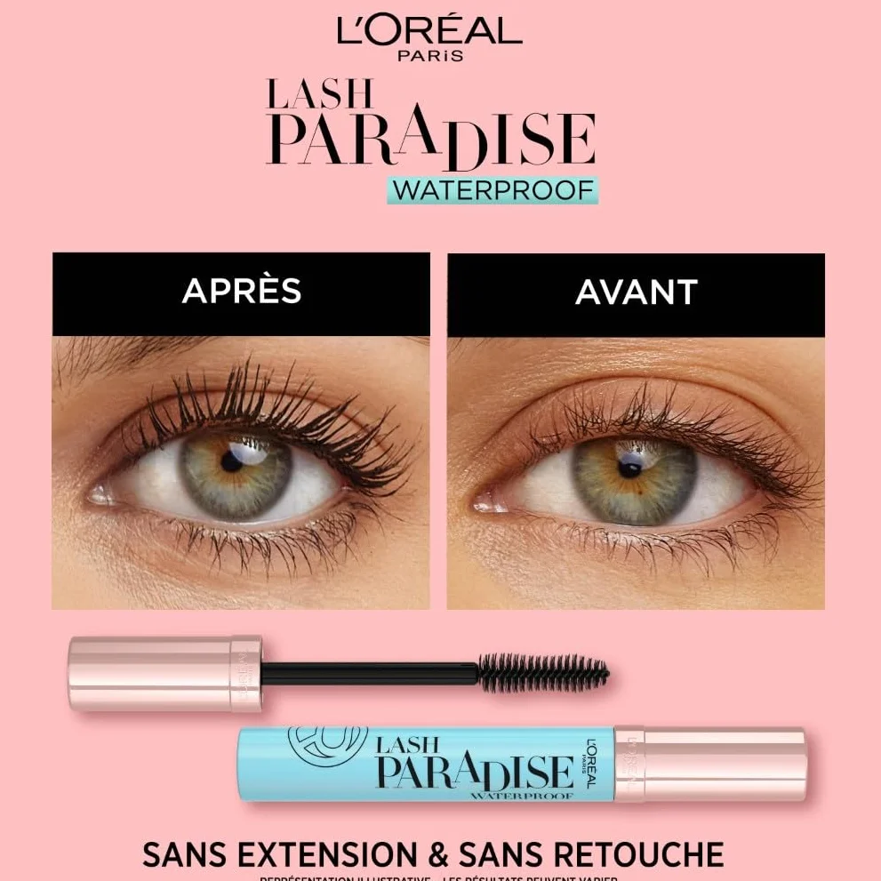 L'Oréal Paris Lash Paradise Mascara Volume Waterproof Noir 6,4 ml