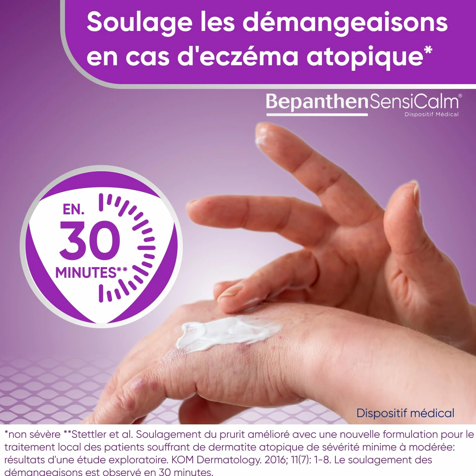 Bepanthen Sensicalm Crème Eczéma Anti Démangeaisons 50g + Baume Relipidant 10ml