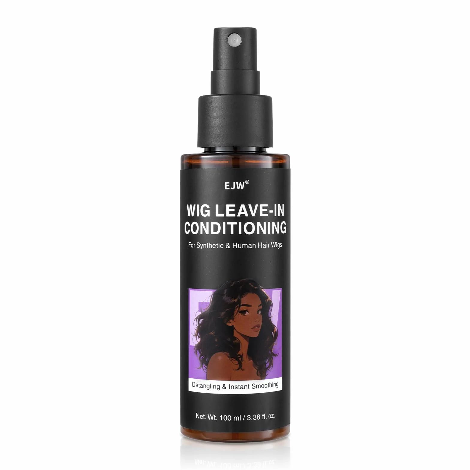 Spray Soin Sans Rinçage pour Perruques Démêlant Anti-Frisottis Huile de Jojoba 100ml