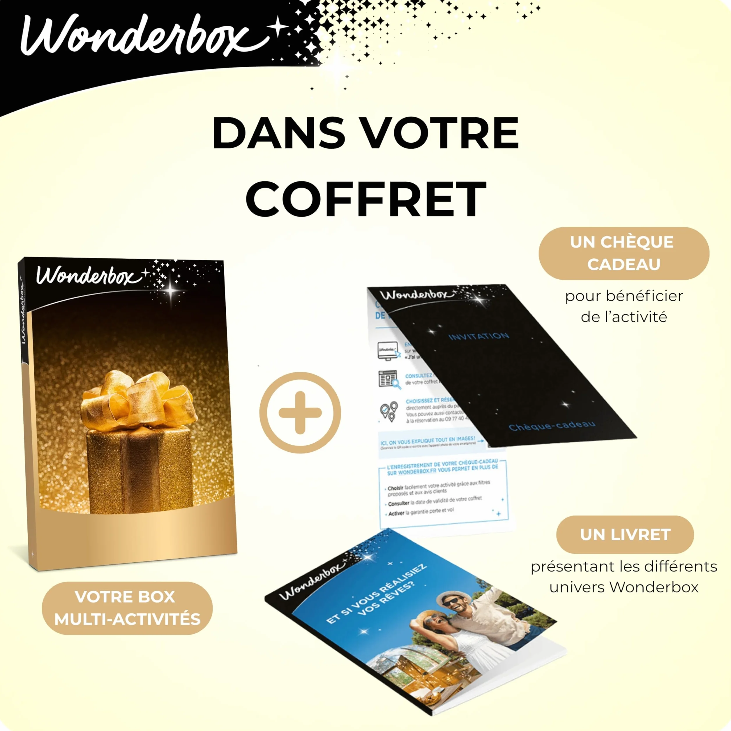 Wonderbox Coffret Cadeau Multi Activités pour Un Couple