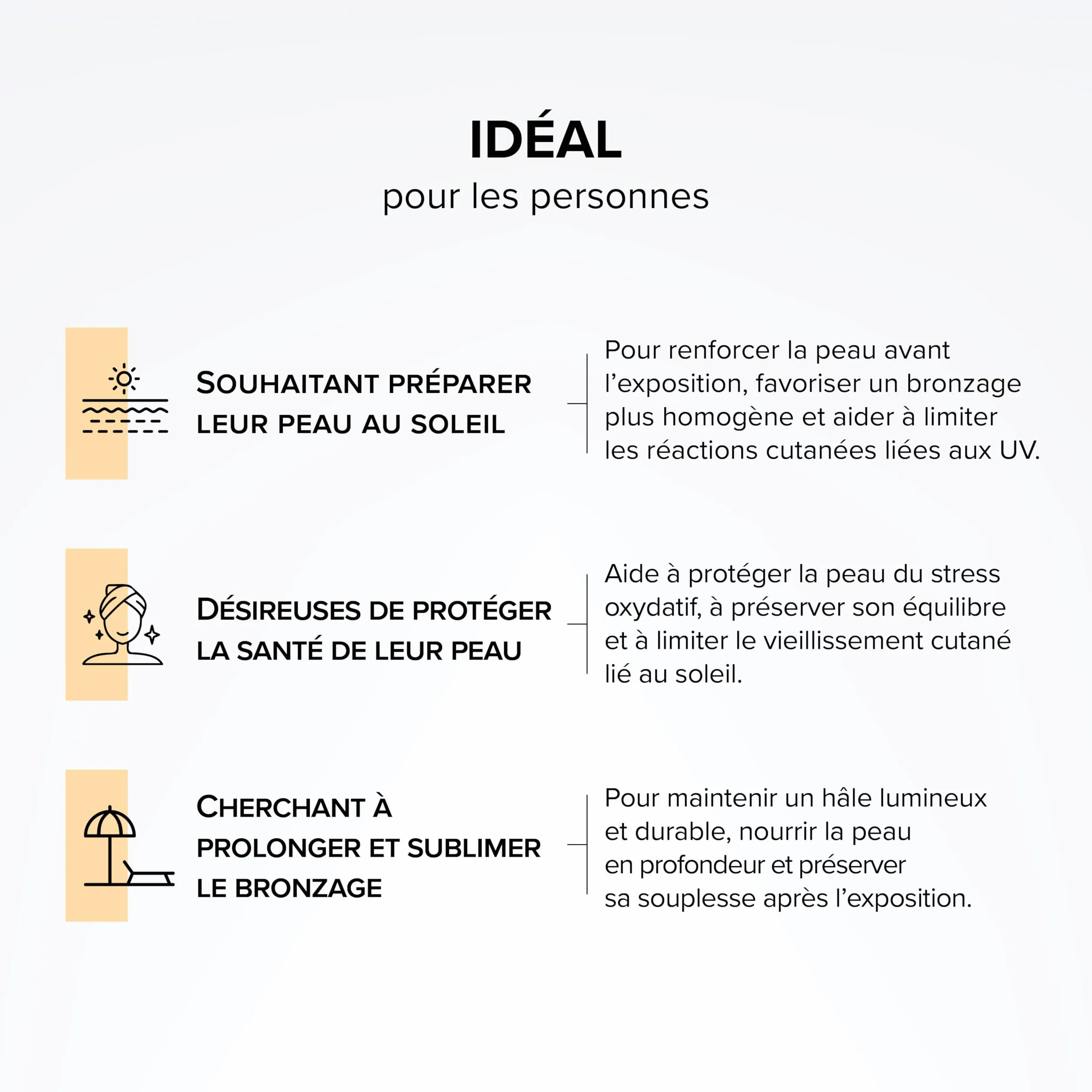 Beyond Elements Préparateur Solaire 3-en-1 Beta Carotene Huile de Bourrache Cuivre 2 Mois Vegan