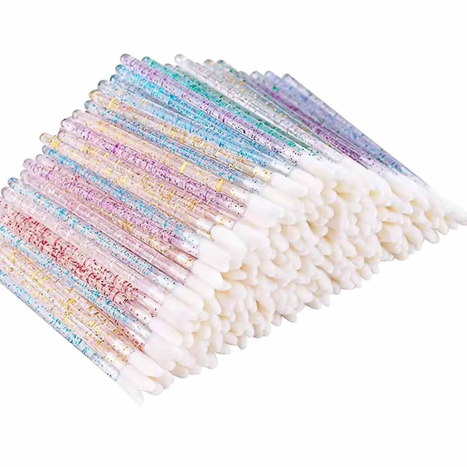 BetterJonny Pinceau à Lèvres Applicateur Batonnet Brosse à Lèvres Lip Brush 500 Pièces Multicolor