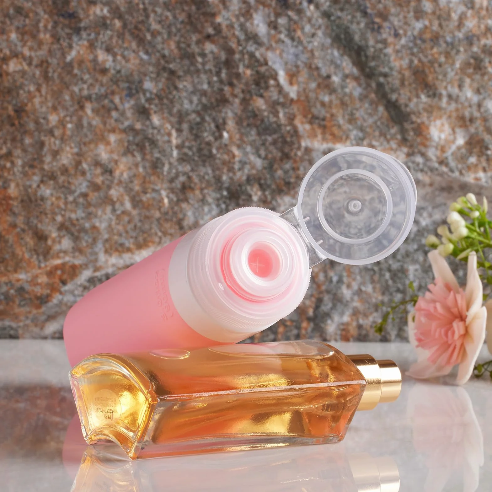 INSFIT 23 Pièces Flacon Voyage à Remplir 90 ml 60 ml Silicone TSA Anti-Fuite