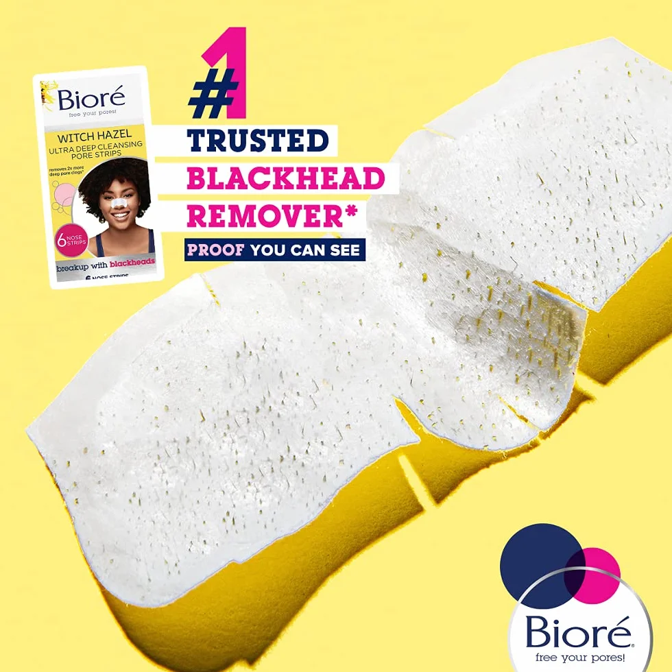Bioré Bandes ultra-pores , paquet de 6