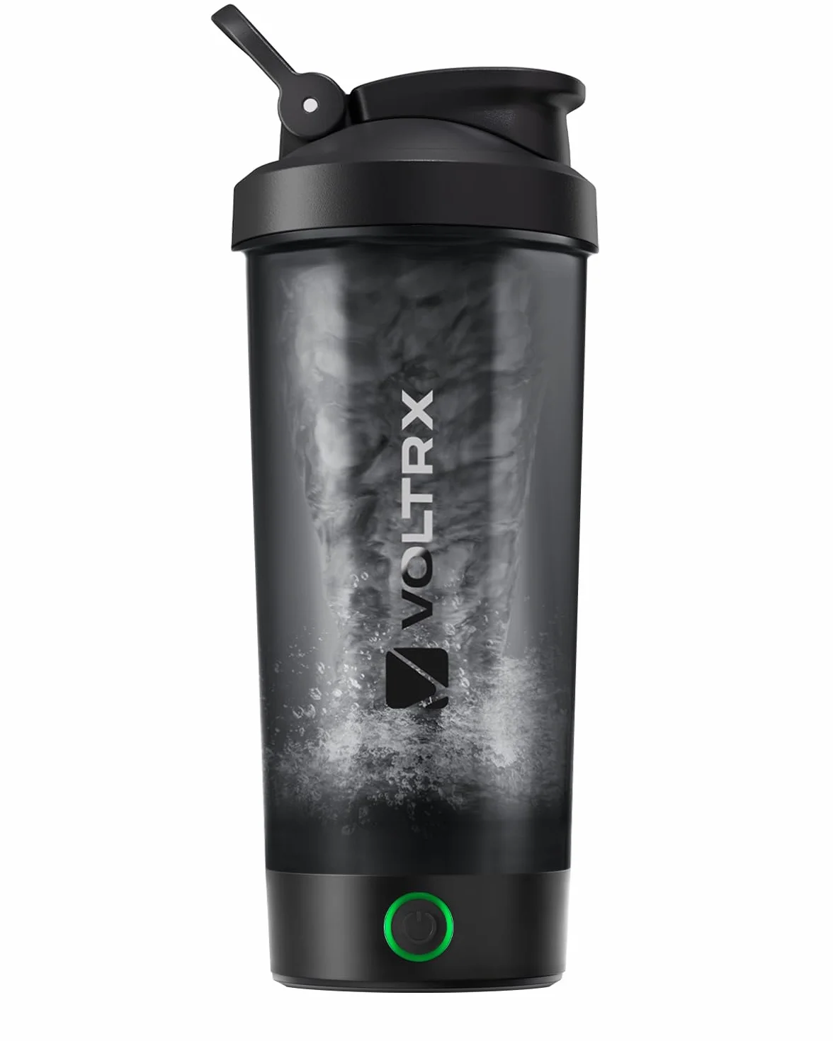 VOLTRX Titanus Bouteille shaker de protéines électrique rechargeable USB C 600 ml sans BPA