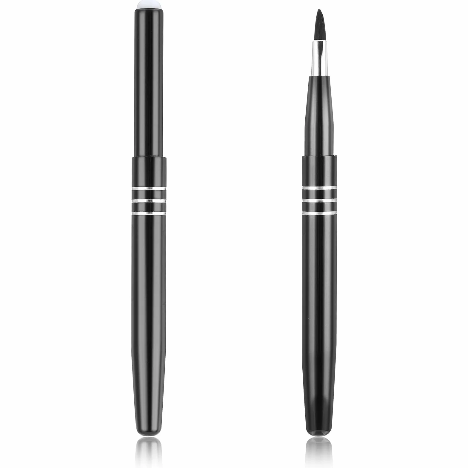 Pinceaux à lèvres rétractables lot de 2 - Mini applicateur maquillage gloss