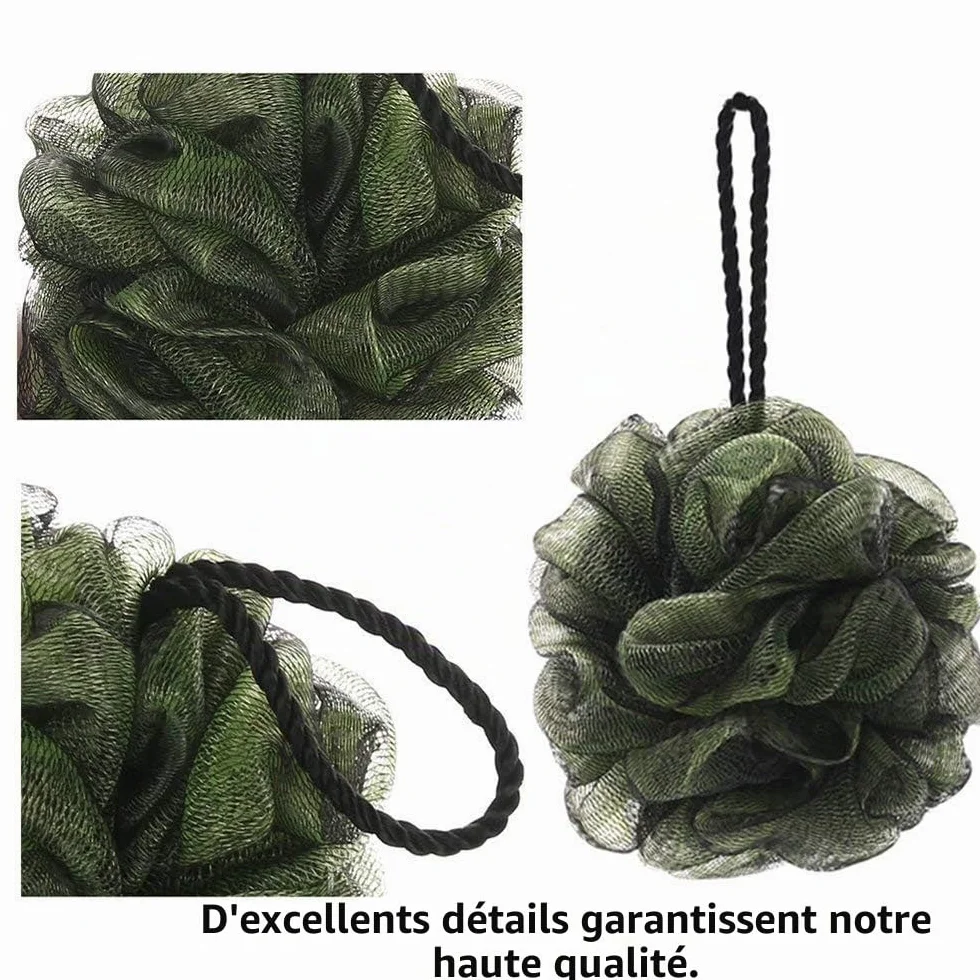 JollyJelly Bain Douche Éponge Loofahs Brosse Exfolier Peau 4 Pack