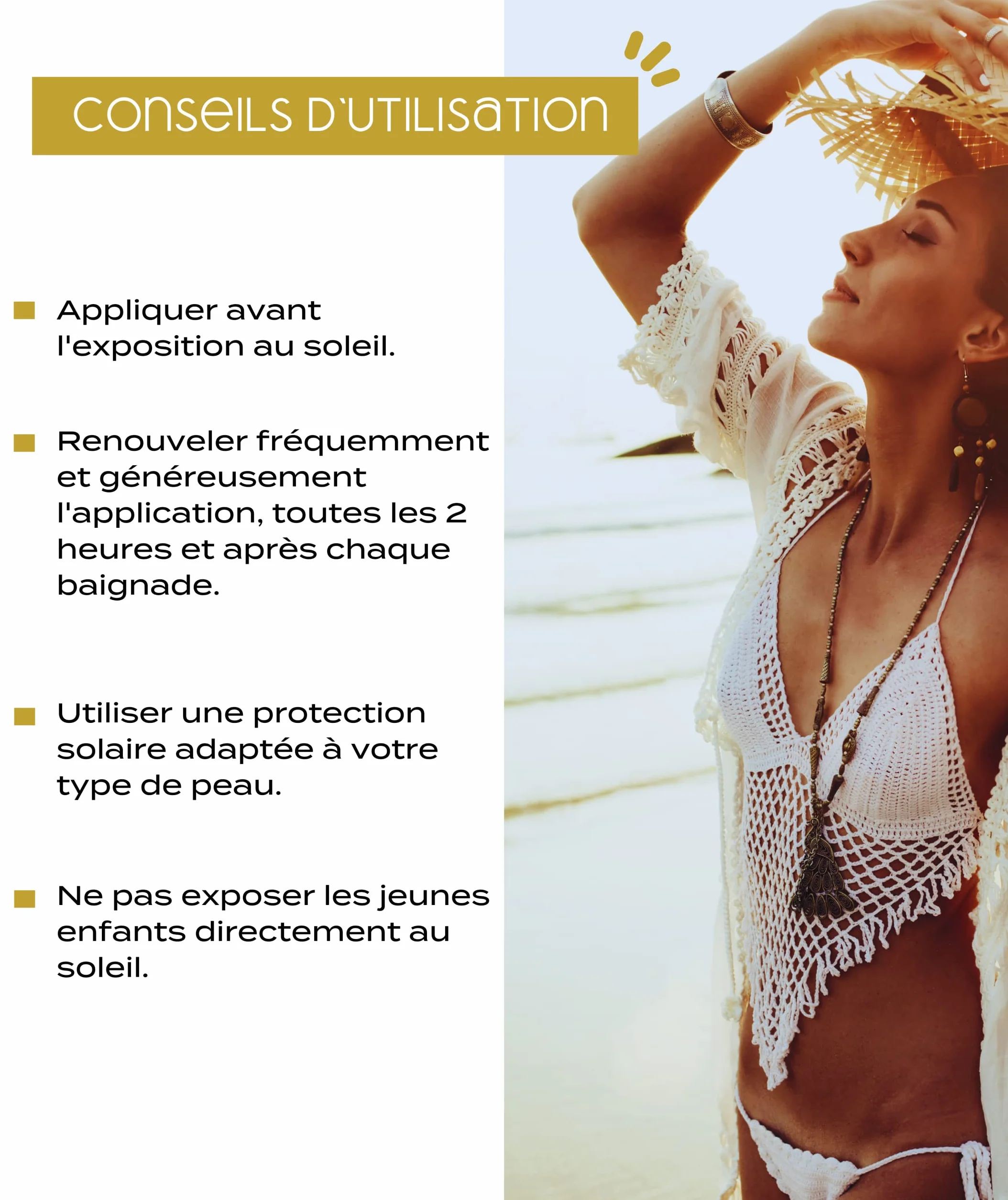ParaSol Protection & Bronzage FPS 50 Soin solaire visage corps haute protection UVA/UVB Résistant eau Fabriqué France