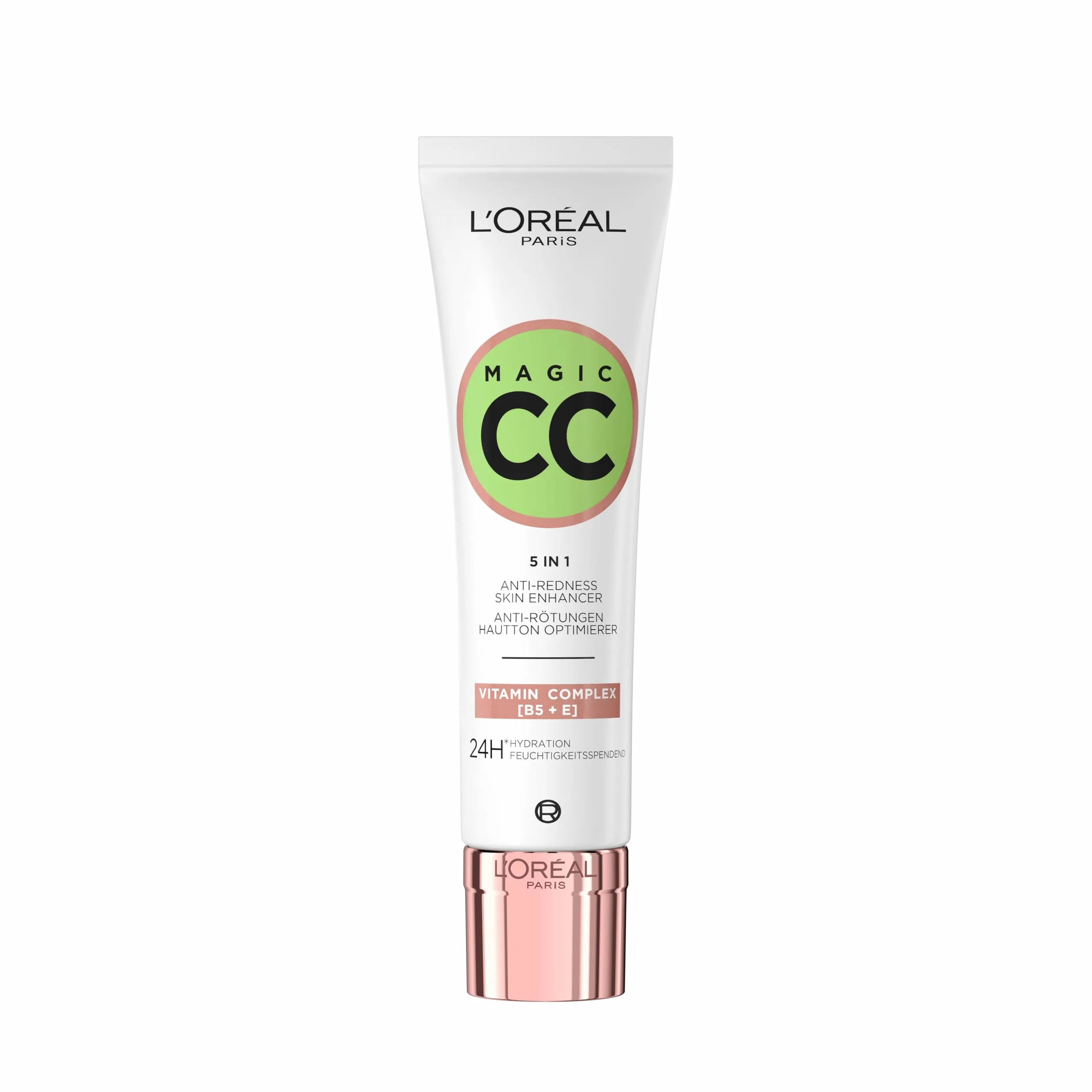 L'Oréal Paris CC Crème 5-en-1 Anti-Rougeurs Hydratation 24H Peaux Sensibles 30 ml