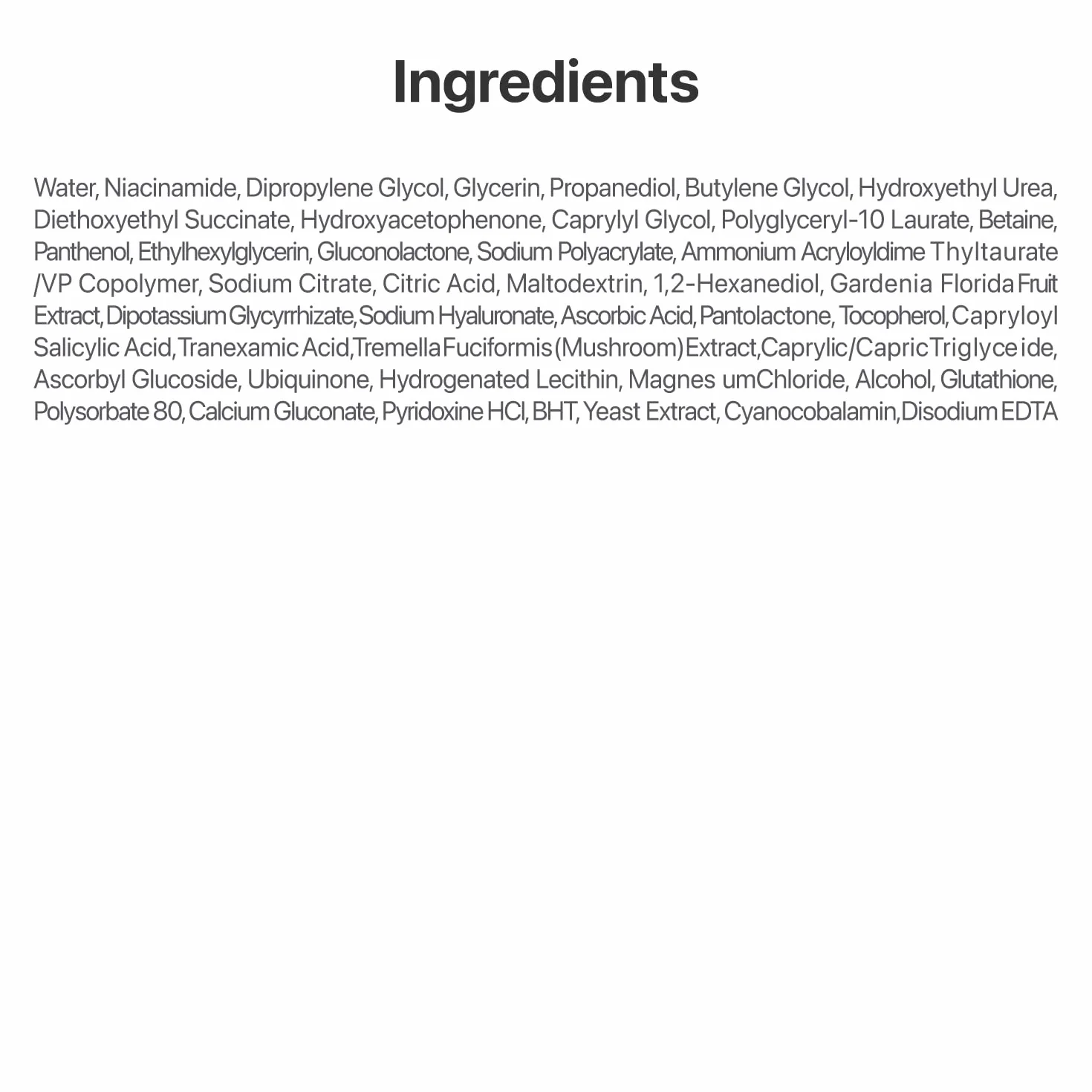 Numbuzin N°5 Toner Pads 70 Pads 180 ml Vitamine-Niacinamide Concentrée Double Face Glutathion PHA Exfoliation Anti-tache