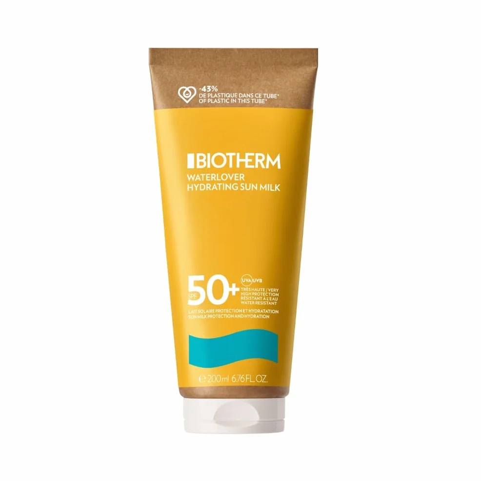 Biotherm Waterlover Crème Solaire Hydratante Lait Solaire Waterproof Corps & Visage Sans Taches Blanches