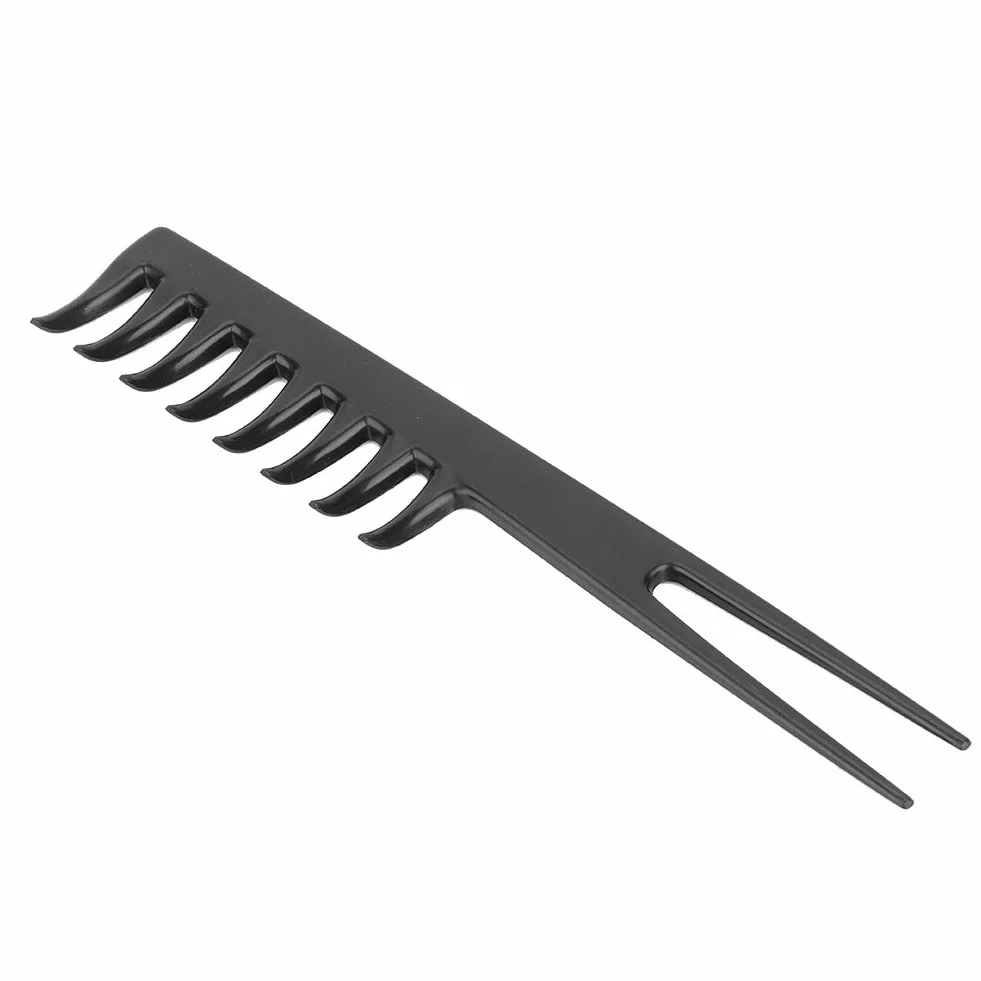 Peigne de coiffure homme 3 pièces fourchette teinture friser huile
