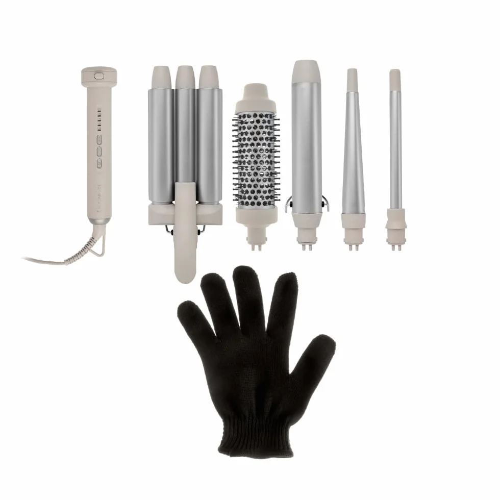 Remington Boucleur à cheveux 5en1 CI41MS5E51 écran LED 130°C-210°C 3 accessoires 13-33mm