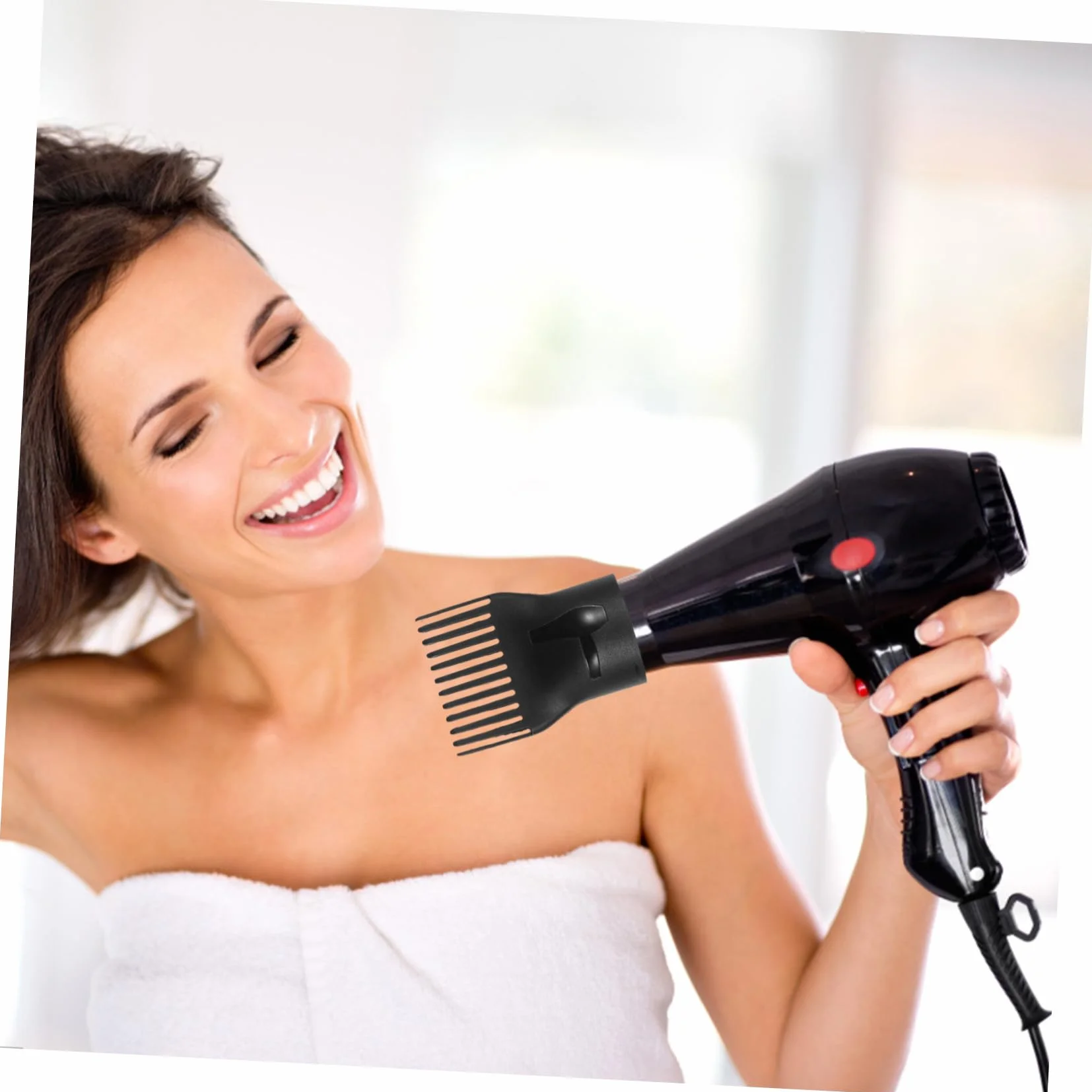 LIFKOME Lot de 2 embouts concentrateurs pour sèche-cheveux, sèche-cheveux, embout de rechange, concentrateur étroit, embout de coiffage résistant à la chaleur pour différentes exigences de coiffure