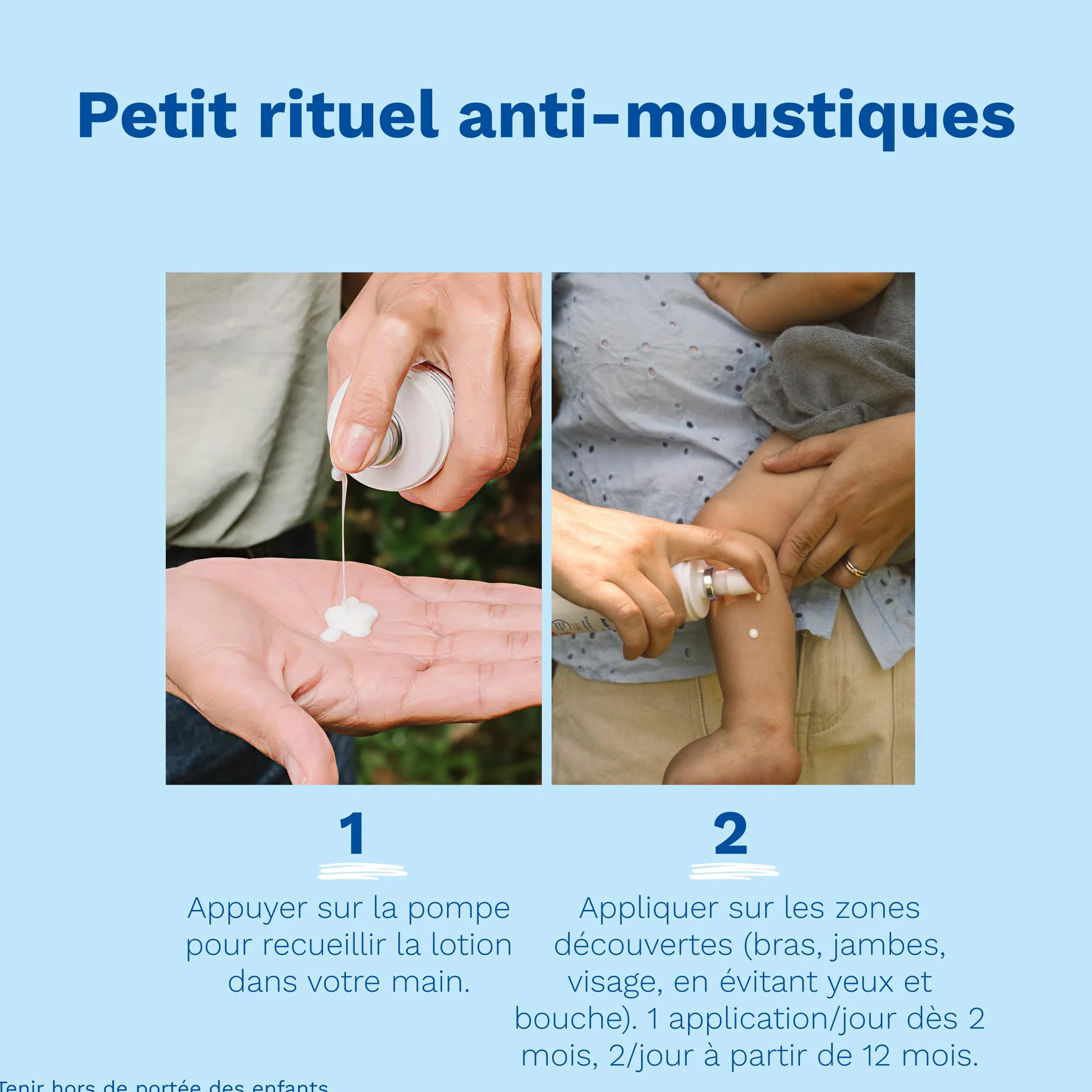 Mustela Lotion Anti Moustique Bébé IR3535® Protection Moustiques Tiques Sans Parfum 8h