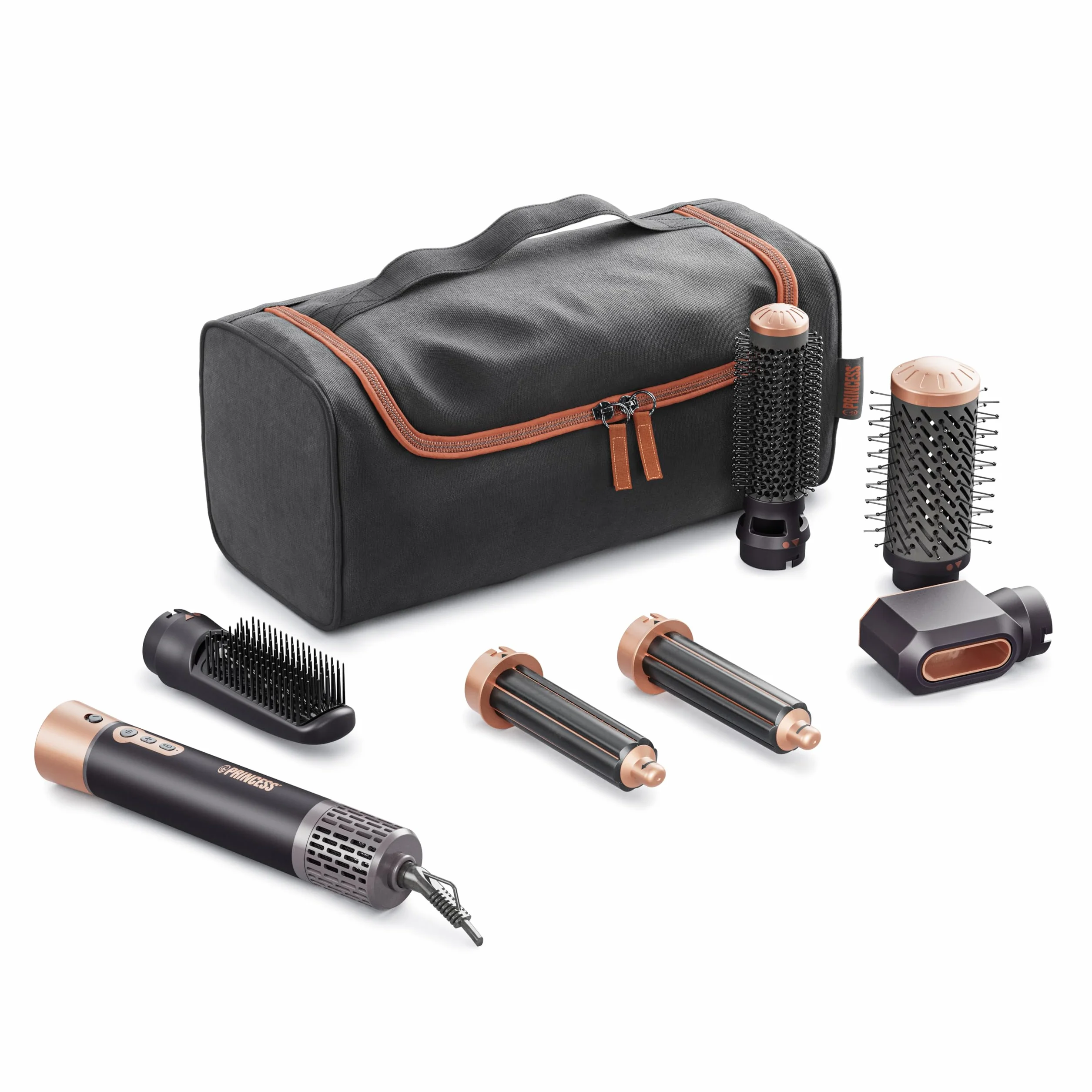 Princess Airstyler Plus 6 en 1 Moteur DC 1000 W 3 Niveaux de Chaleur 2 Vitesses LED