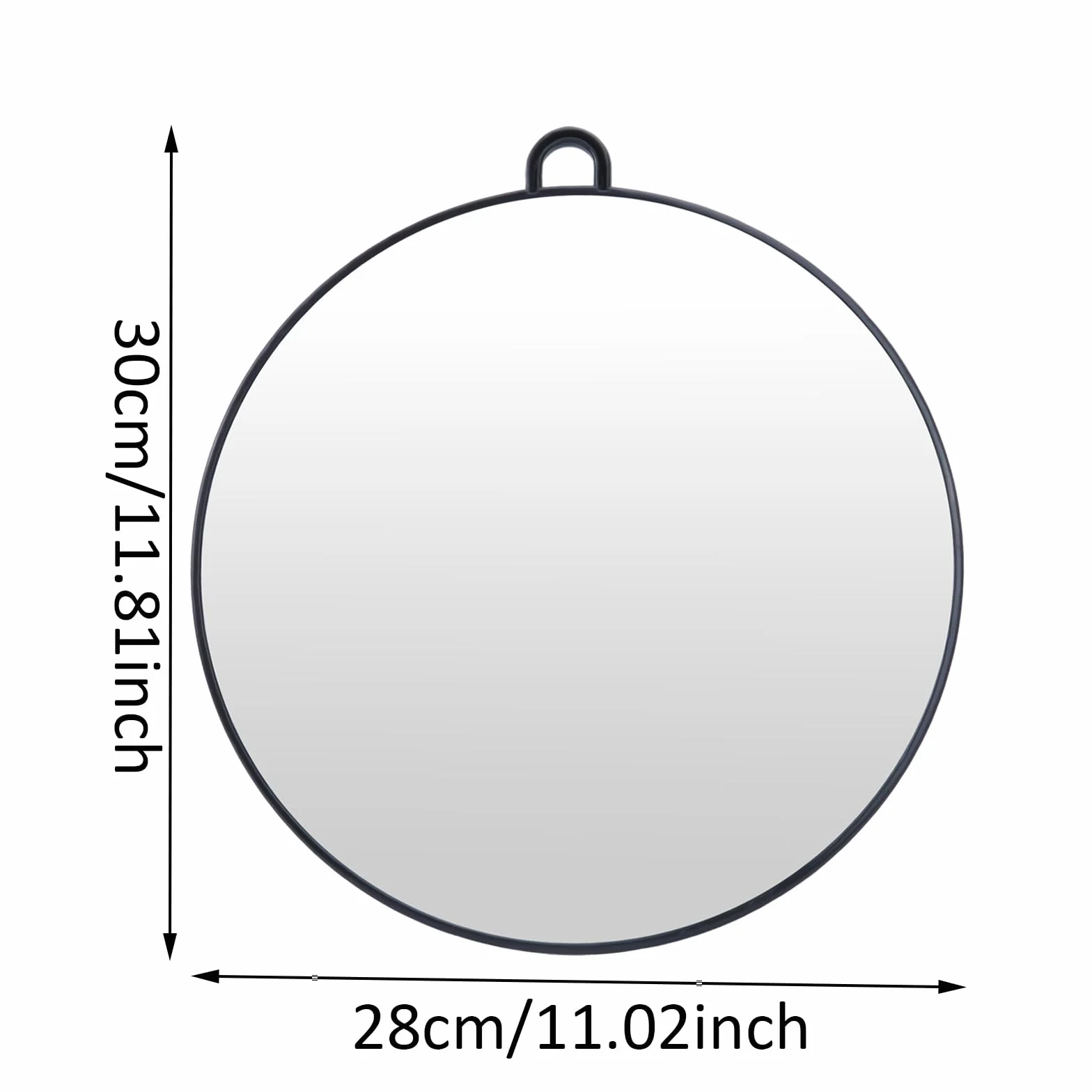 Miroir de Coiffeur Rond, Miroir de Coiffure de Coiffeur, Miroir Rond Professionnel à Main, Miroir de Coiffeur Professionnel, Miroir Rond de Salon de Coiffure, Miroir à Main pour Barbier Salon Beauté