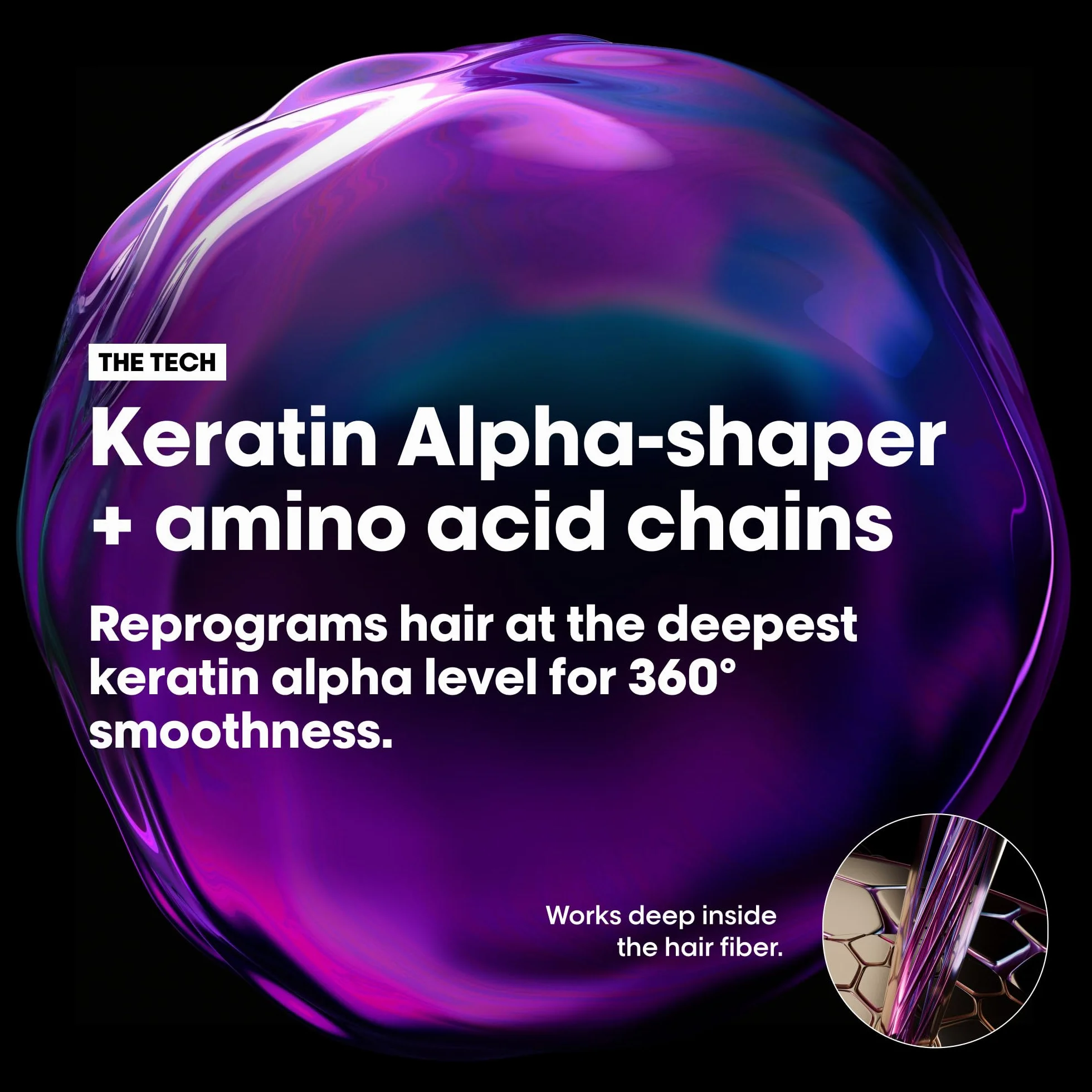 L'Oréal Professionnel - Transformateur à la kératine Alpha Sleek Smooth Transformer - Anti-frisottis - Douceur longue durée et contrôle du volume - Avec kératine Sleeker et acides aminés - Pour tous