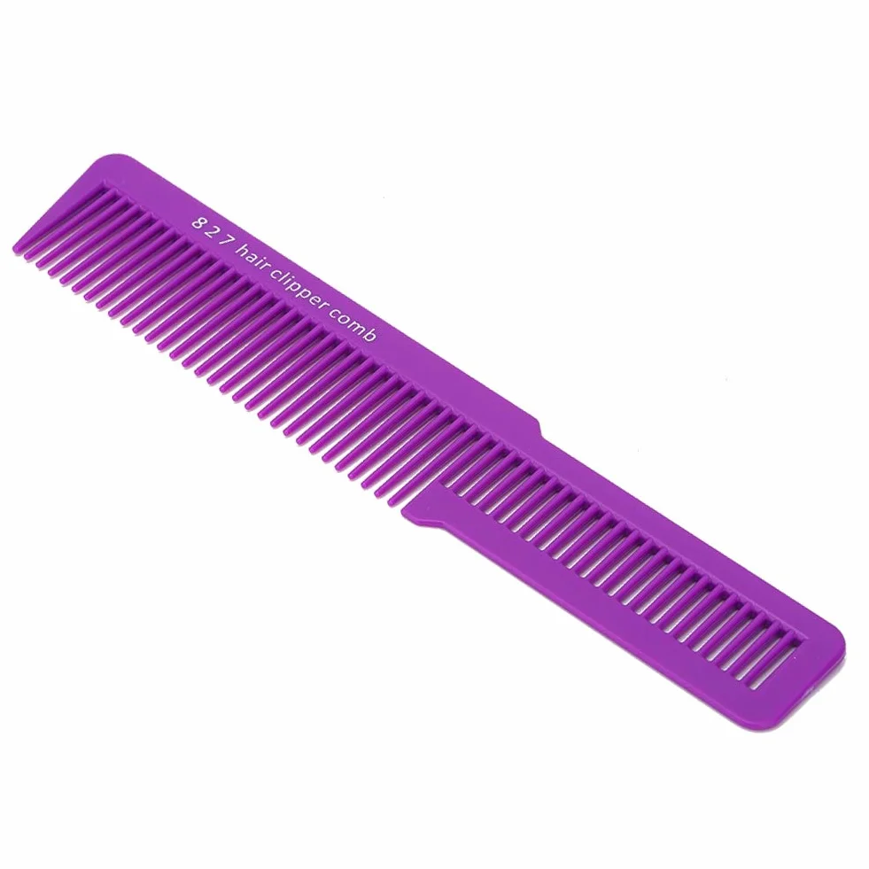 Aramox Peigne de Coupe Professionnel pour Tondeuse à Cheveux, Plastique Carbone, Antidérapant, Violet