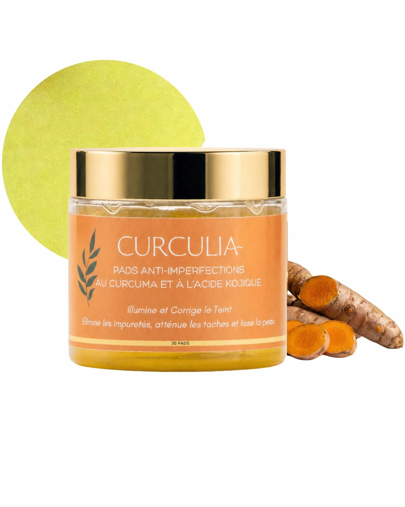Pads Anti-Imperfections au Curcuma - 250g