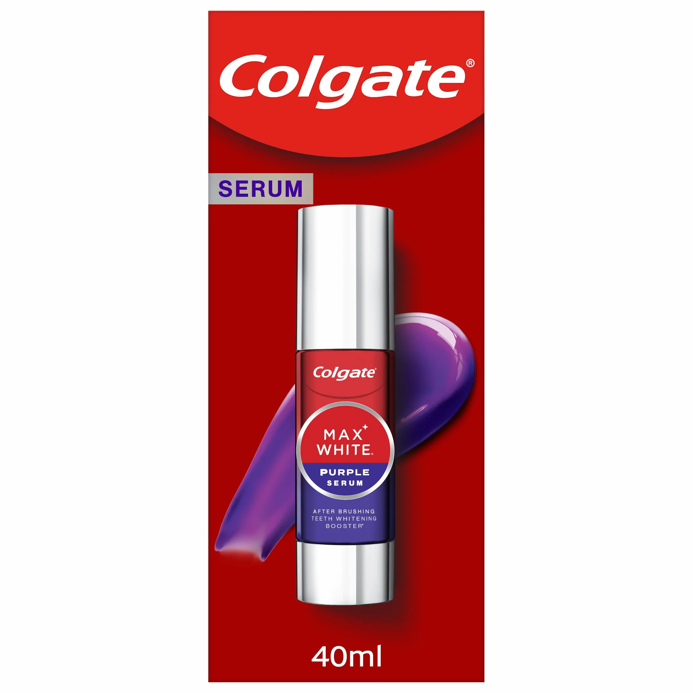 COLGATE Sérum Max White Purple Booster de Blancheur 40ml