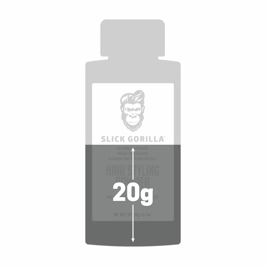 Slick Gorilla Hair Styling Powder 20g Poudre De Coiffage Finition Mate
