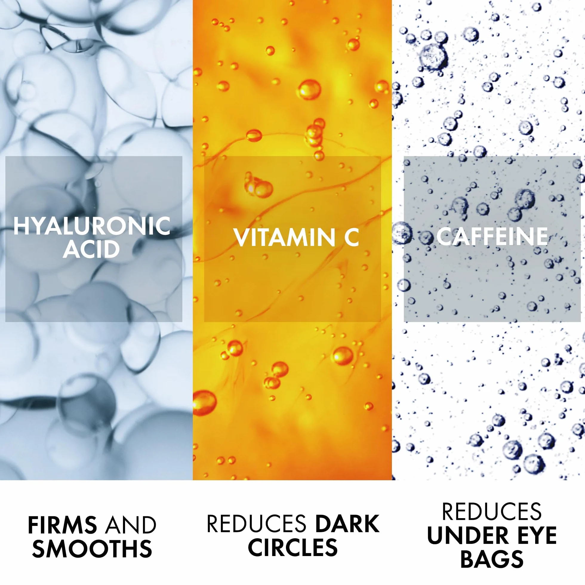 Vichy LIFTACTIV H A Crème Contour Des Yeux Anti-Rides Anti-Cernes Vitamine C Acide Hyaluronique