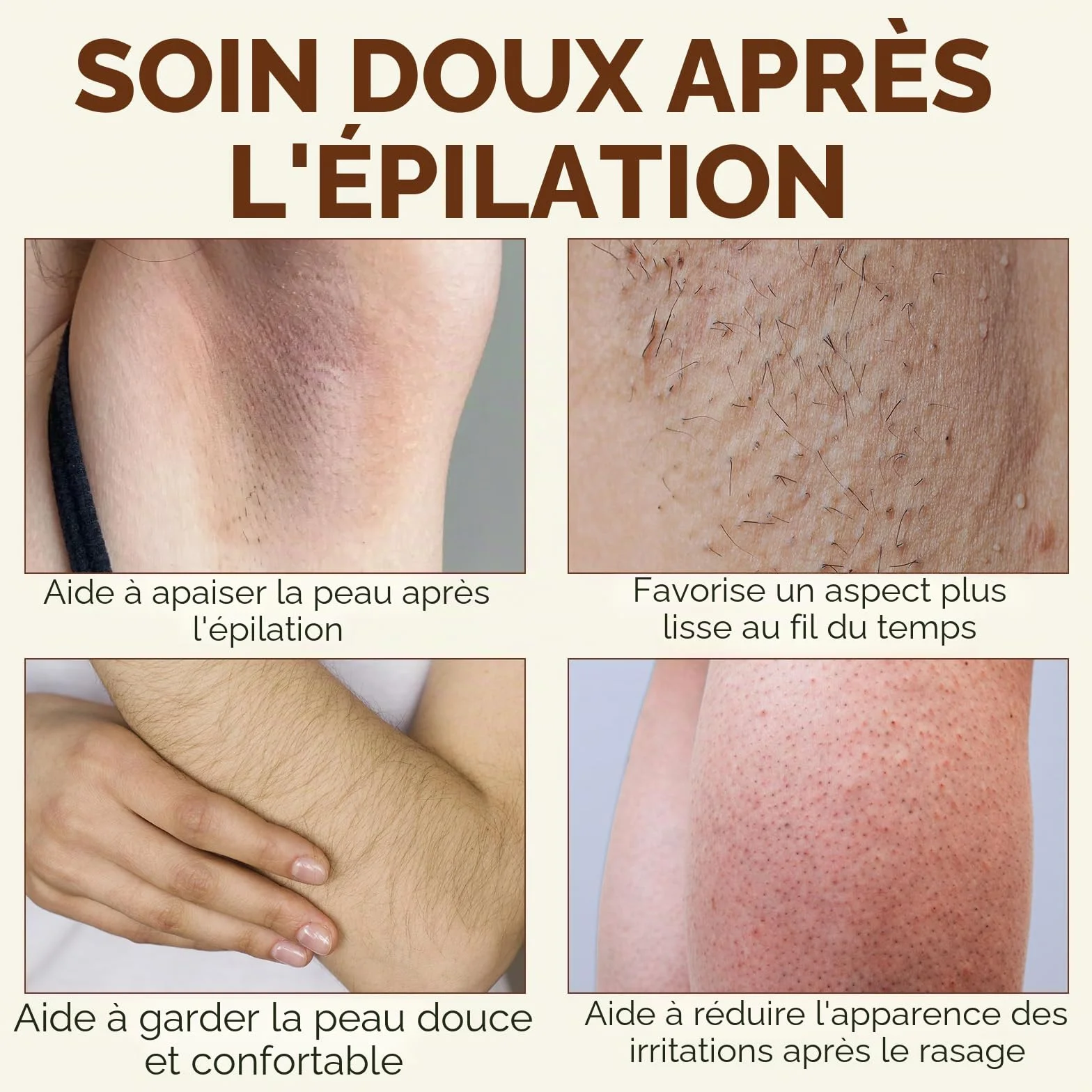 Huile de Souchet Anti Poils 60ml, Huile Cyperus Rotundus Oil, Huile Dépilatoire Naturelle