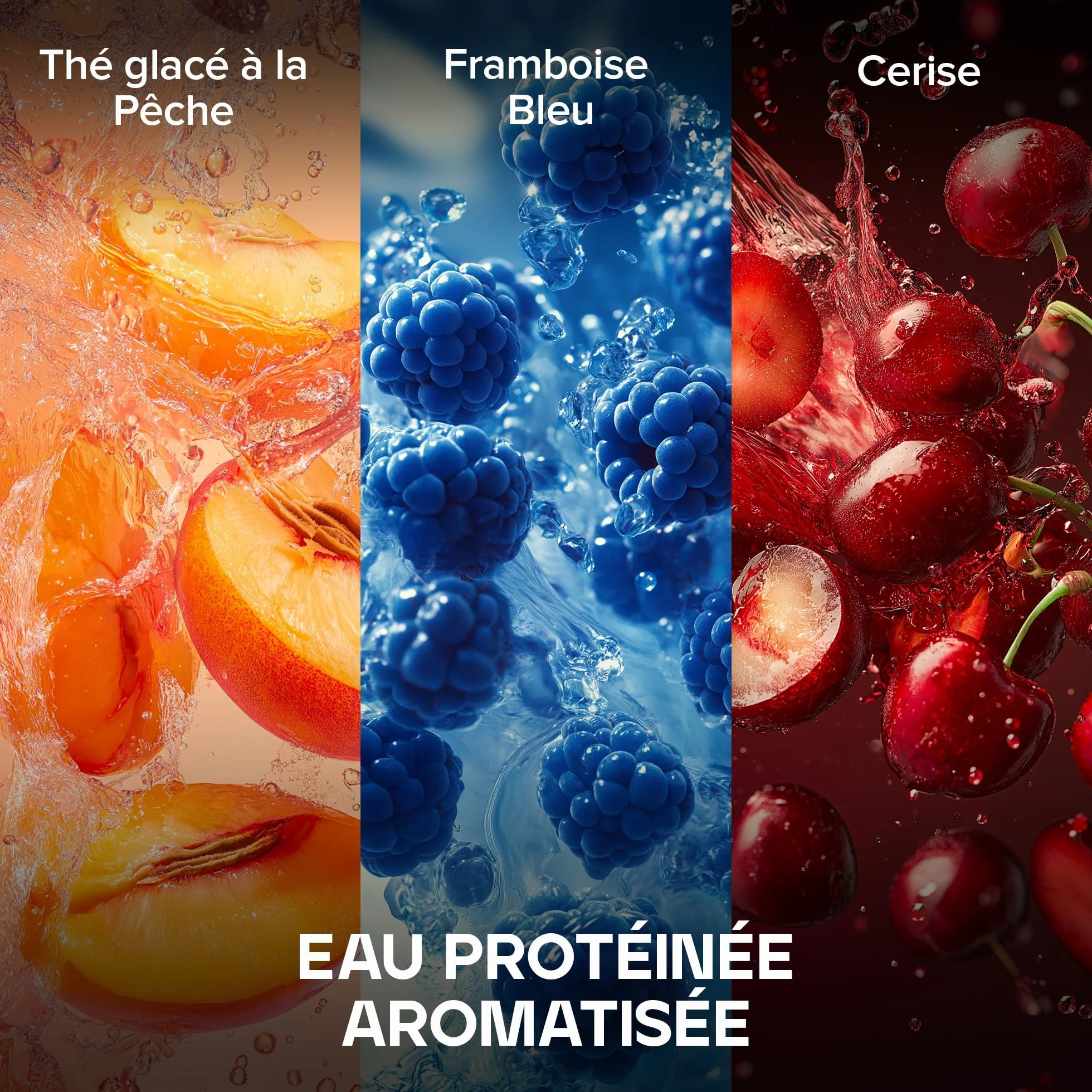 Clear Whey Isolate Pomme & Cassis 500g 20g protéines rapide faible sucre Shake protéiné léger fruité
