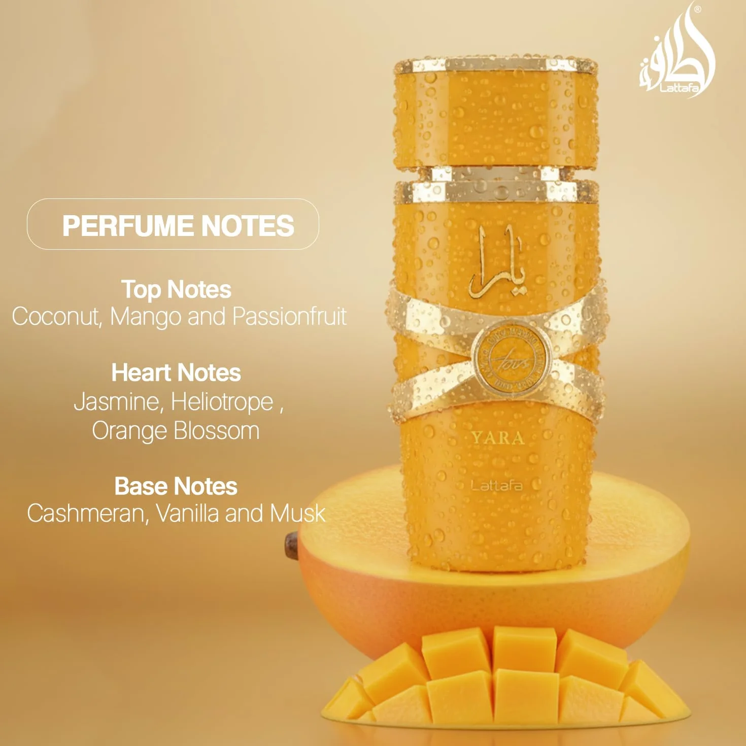 Yara Tous by Lattafa for Women - 3.4 oz EDP Spray