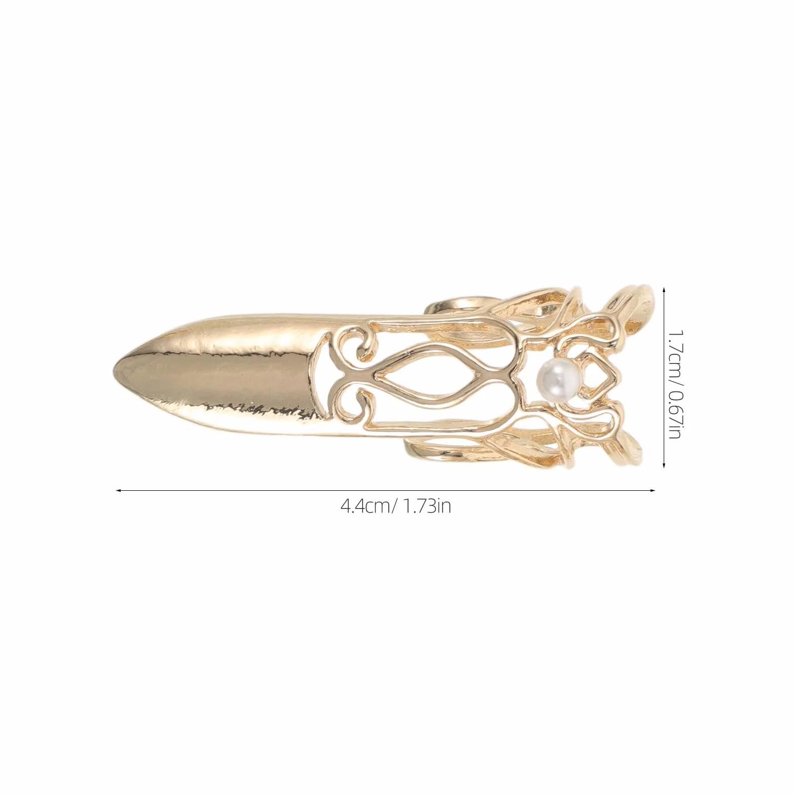 Cabilock Ensemble de 10 Bagues Protectrices en Alliage de Zinc Or Bout des Doigts, Style Ancien Ajustable, Léger, pour Cosplay, Danse et Festivités