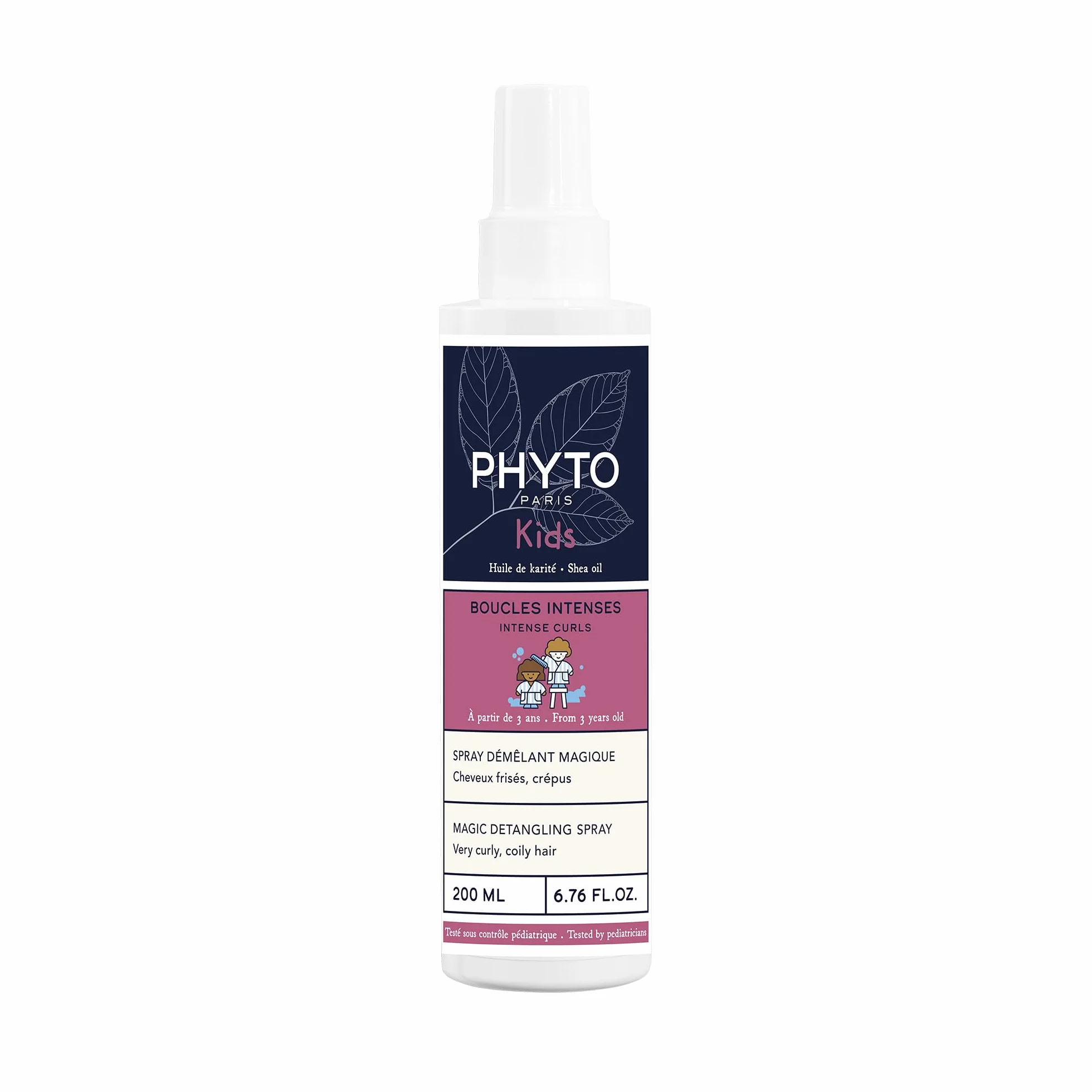 Phyto Paris Spray Démêlant Magique 200ml Soin Sans Rinçage Cheveux Enfants Frisés Crépus