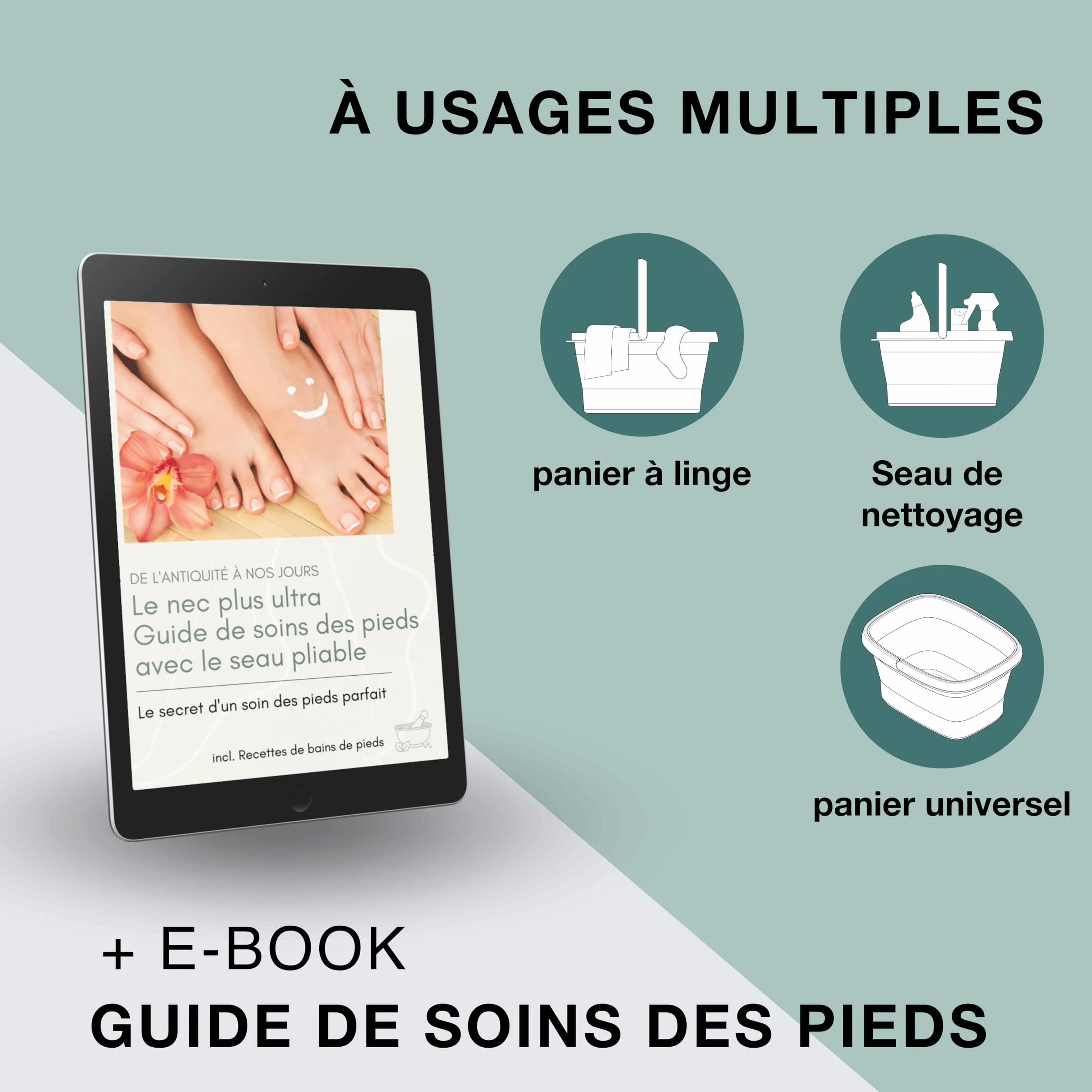 Oasis de pieds l'original Bain de pieds avec picots de massage