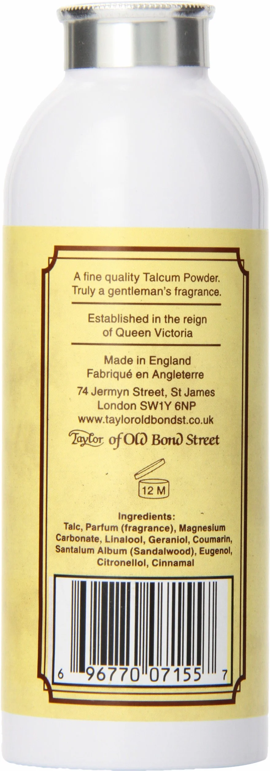 Taylors Sandalwood Talcum Powder