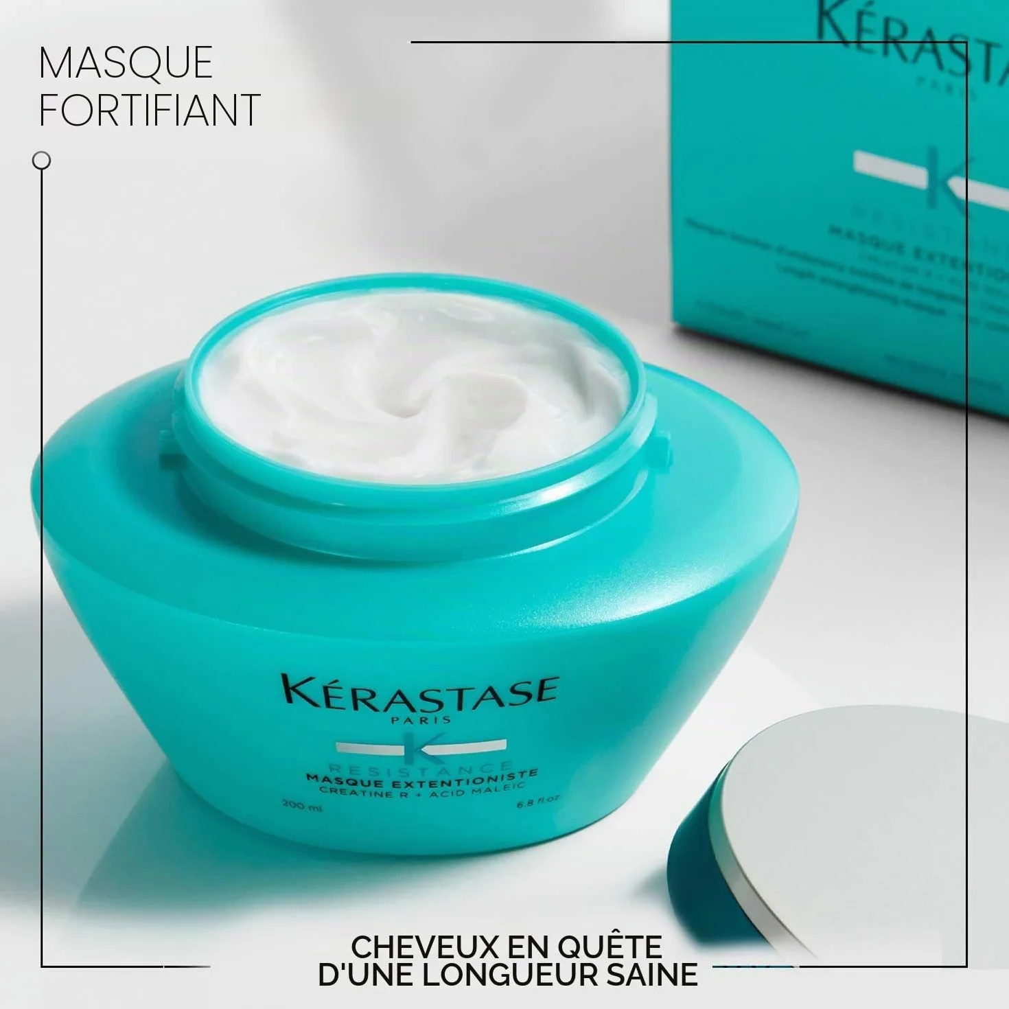 KÉRASTASE Résistance Masque Extensioniste Soin Capillaire Réparateur Cheveux Longs Abîmés 200 ml