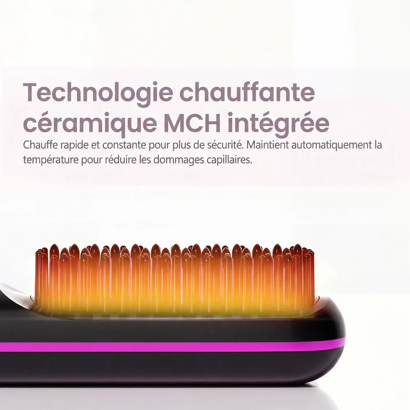 Cocoony Brosse à Cheveux, Brosse Coiffante Cocoony Cheveux Courts Volume,Brosse Lissante Ceveux Court Rechargeable Portable, Un Volume Coiffe en 2 Minutes (Bleu)